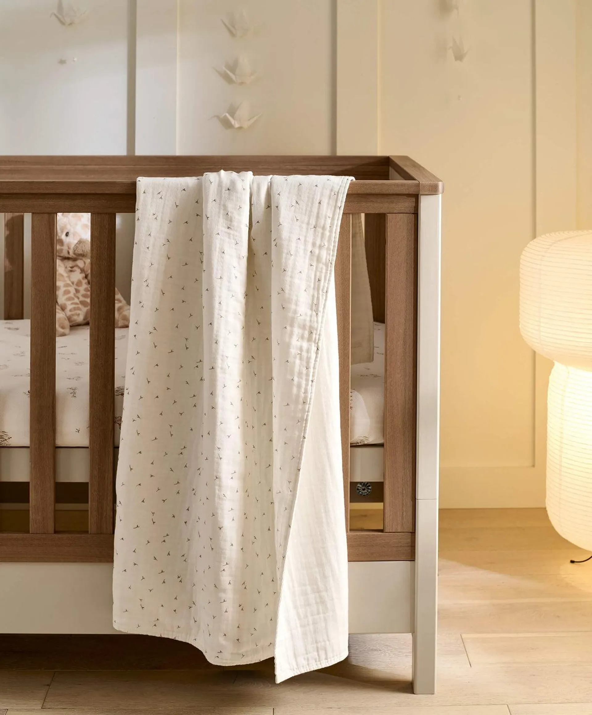 Welcome to the World Seedling Muslin Blanket - Seed