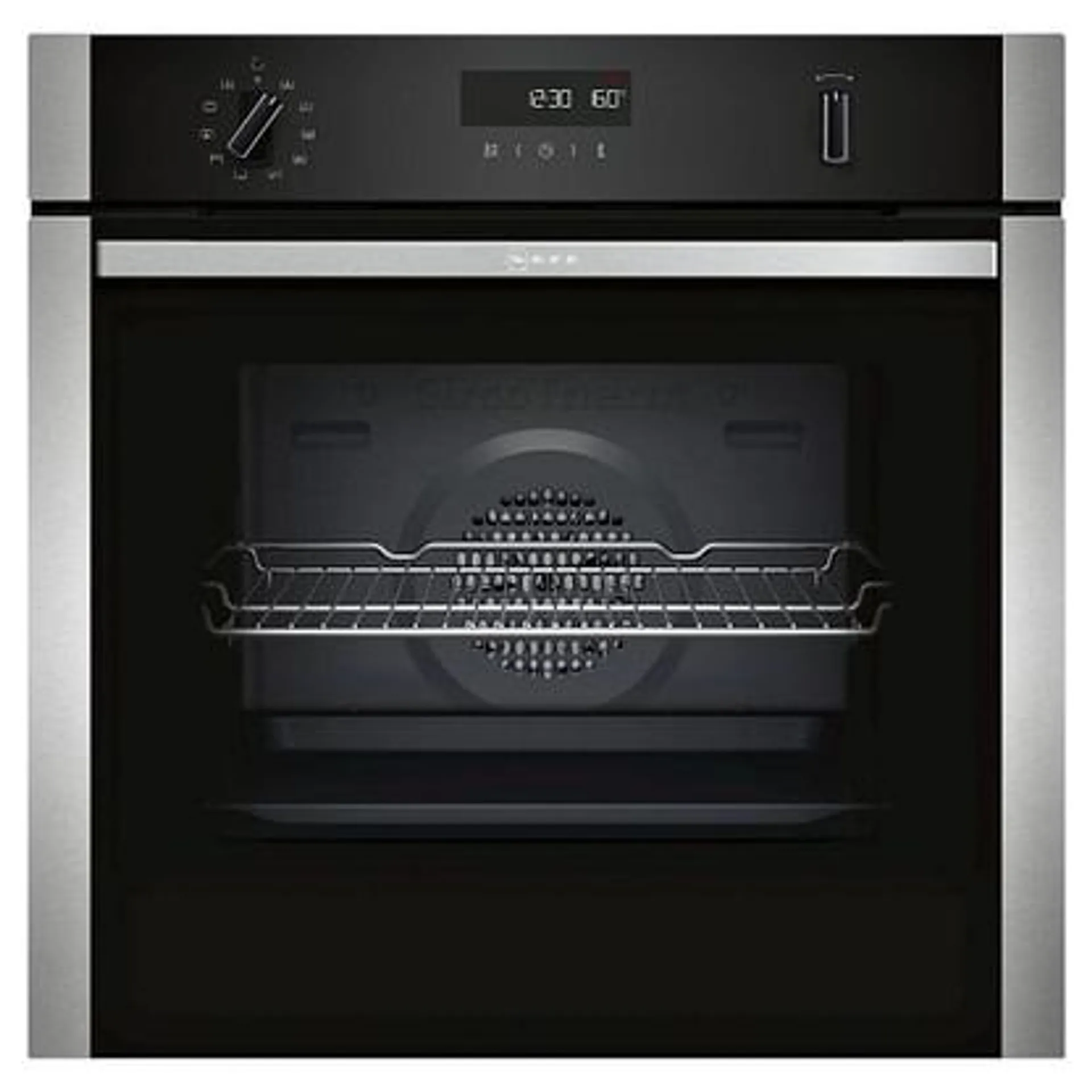 Neff B2ACH7HN0 N50 CircoTherm Pyrolytic Single Oven – STAINLESS STEEL