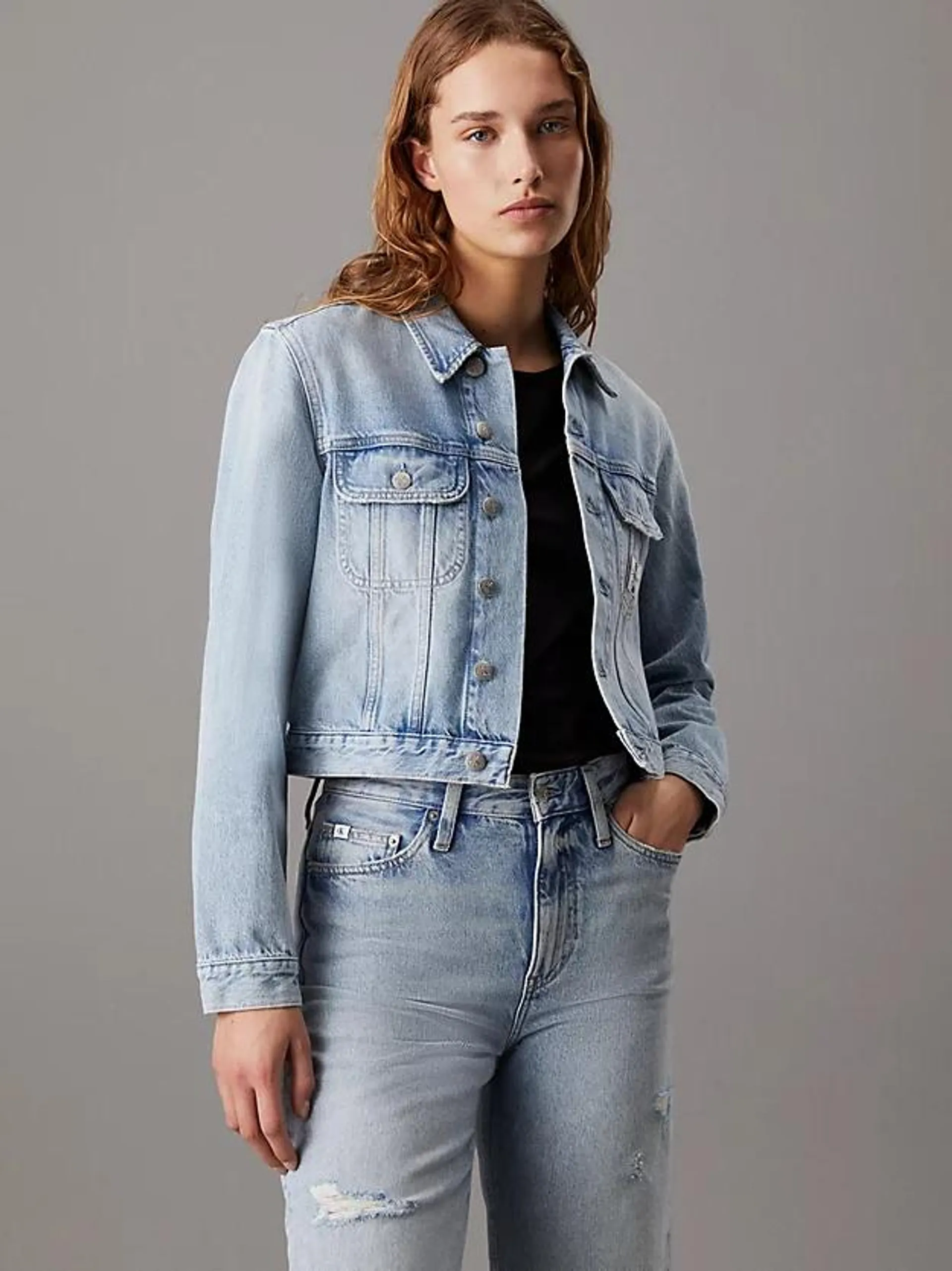 Cropped 90's Denim Jacket