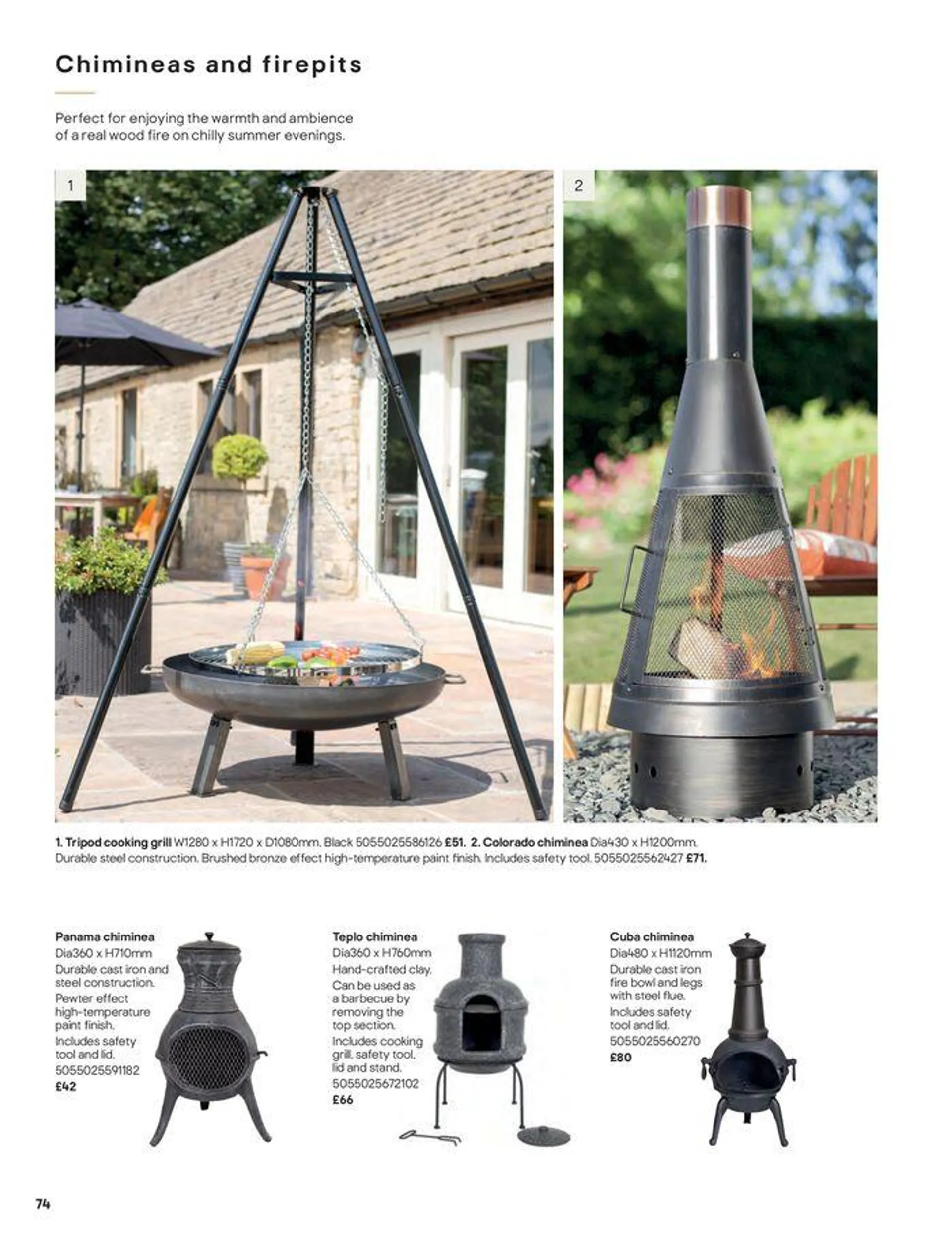 Outdoors from 20 September to 31 December 2024 - Catalogue Page 74