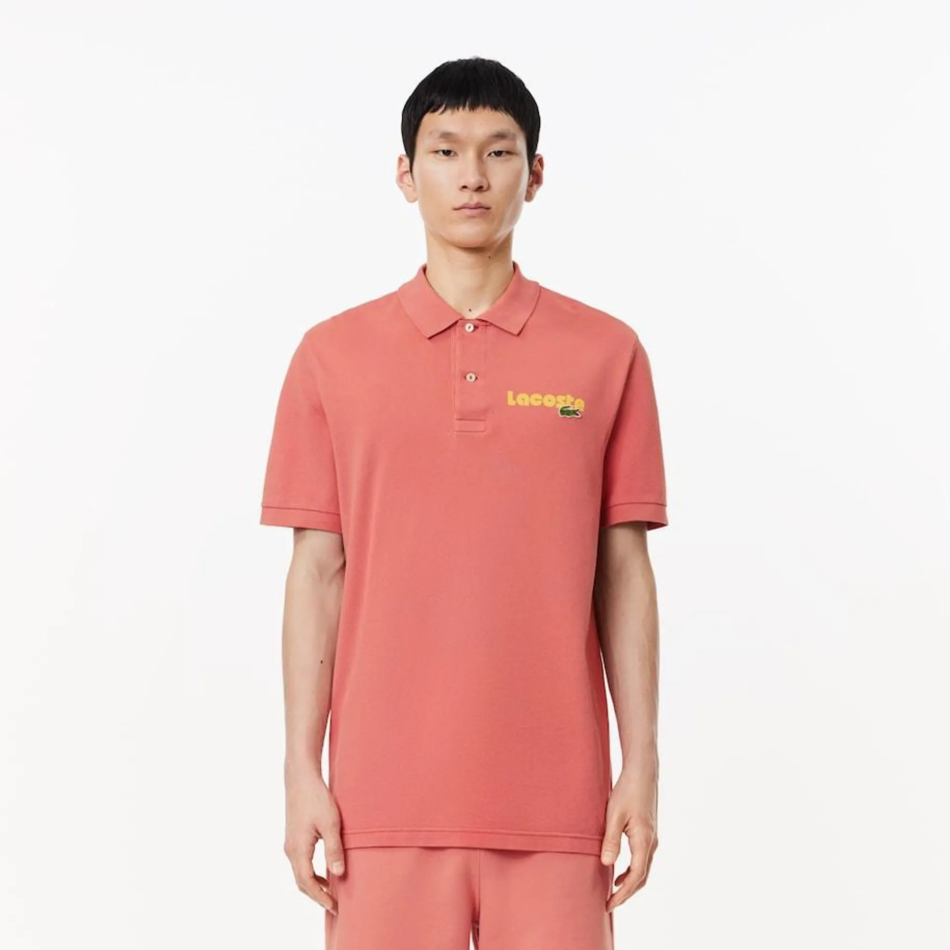 Original L.12.12 Washed Effect Cotton Piqué Polo Shirt