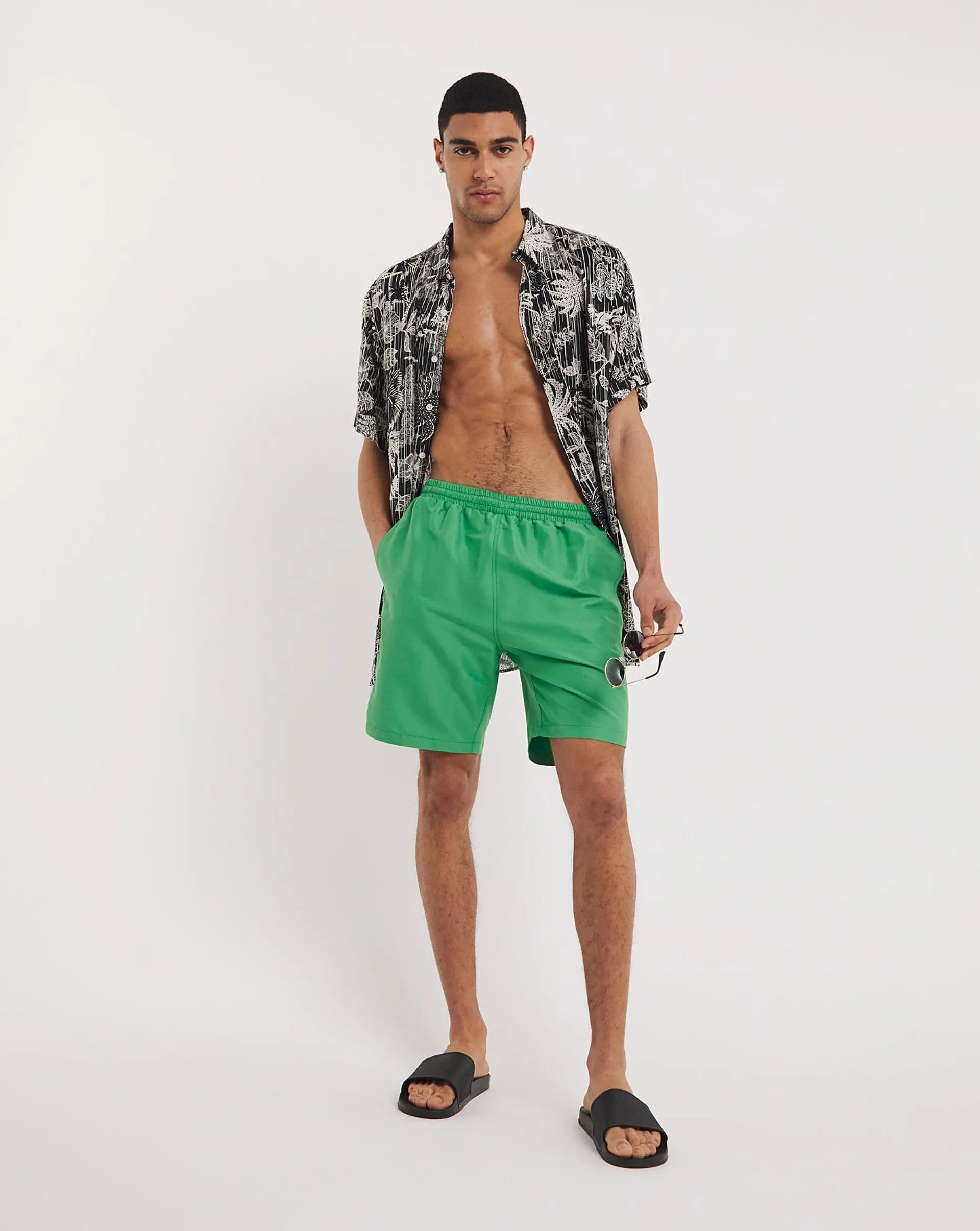 Long Length Quick Dry Swimshorts