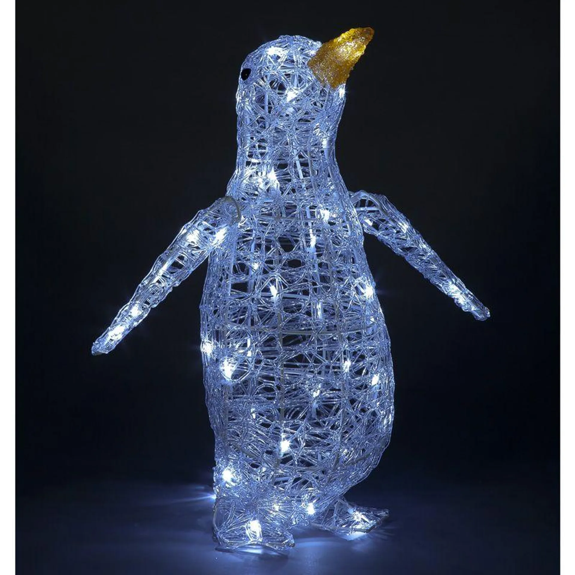 Acrylic Christmas Penguin (52cm)