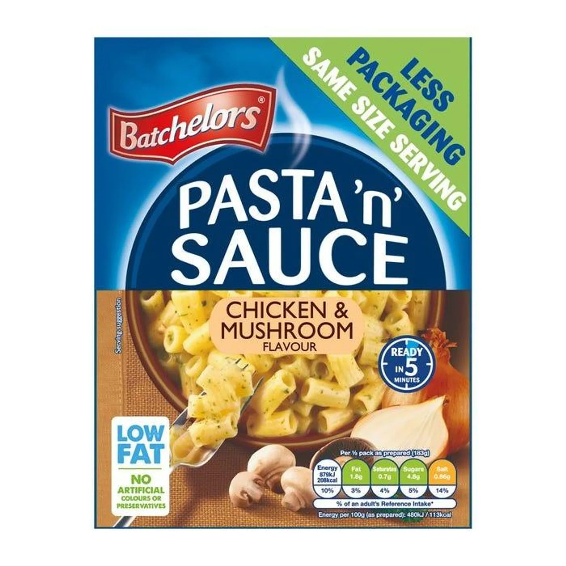 Batchelors Pasta 'n' Sauce Chicken & Mushroom Flavour 99g