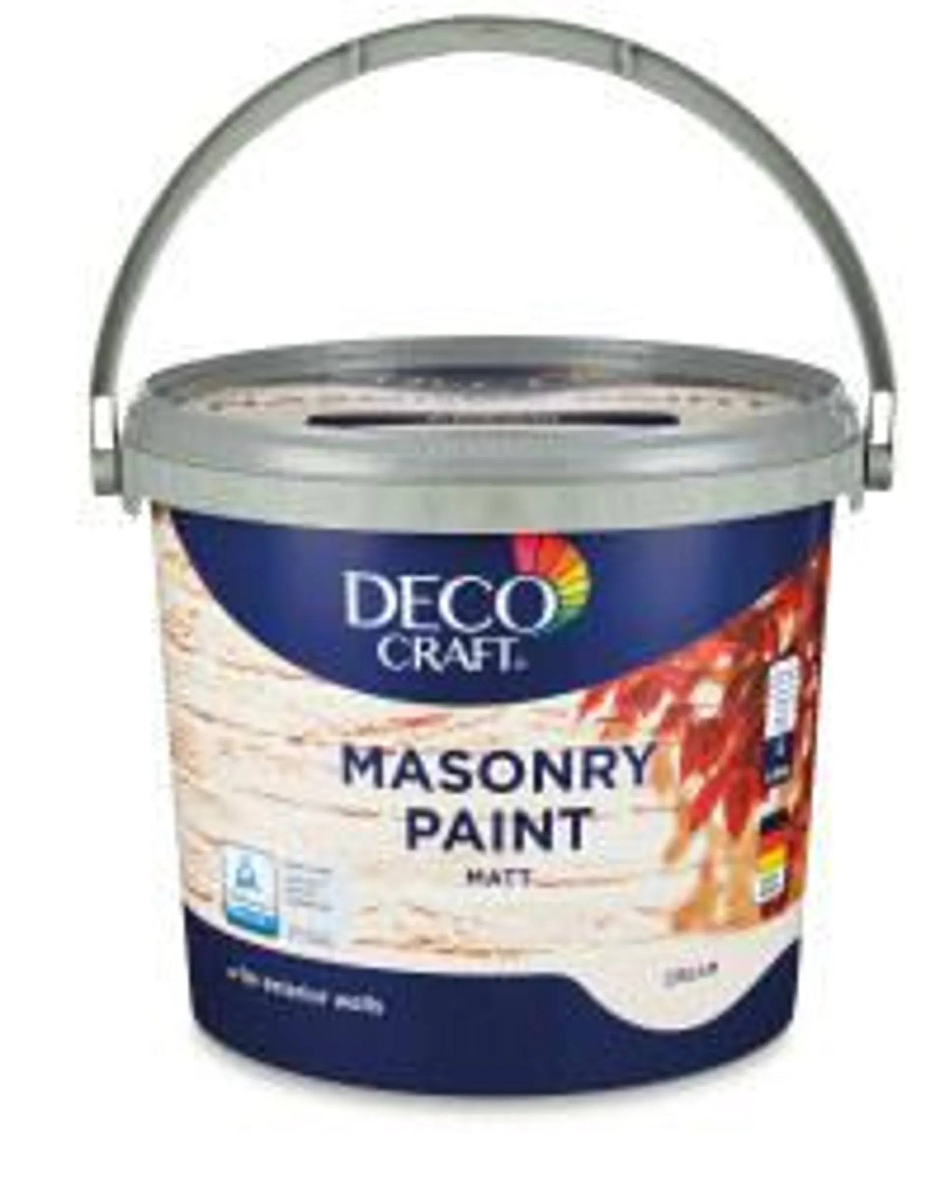 Deco Craft Cream Masonry Paint
