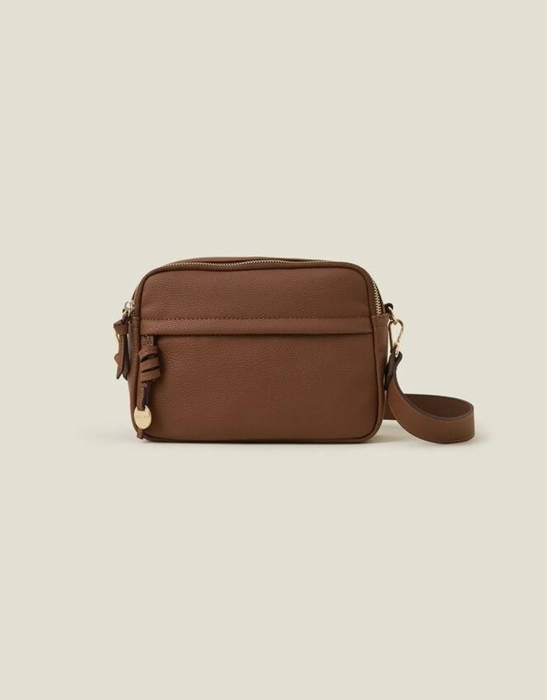 Cross-Body Camera Bag Tan