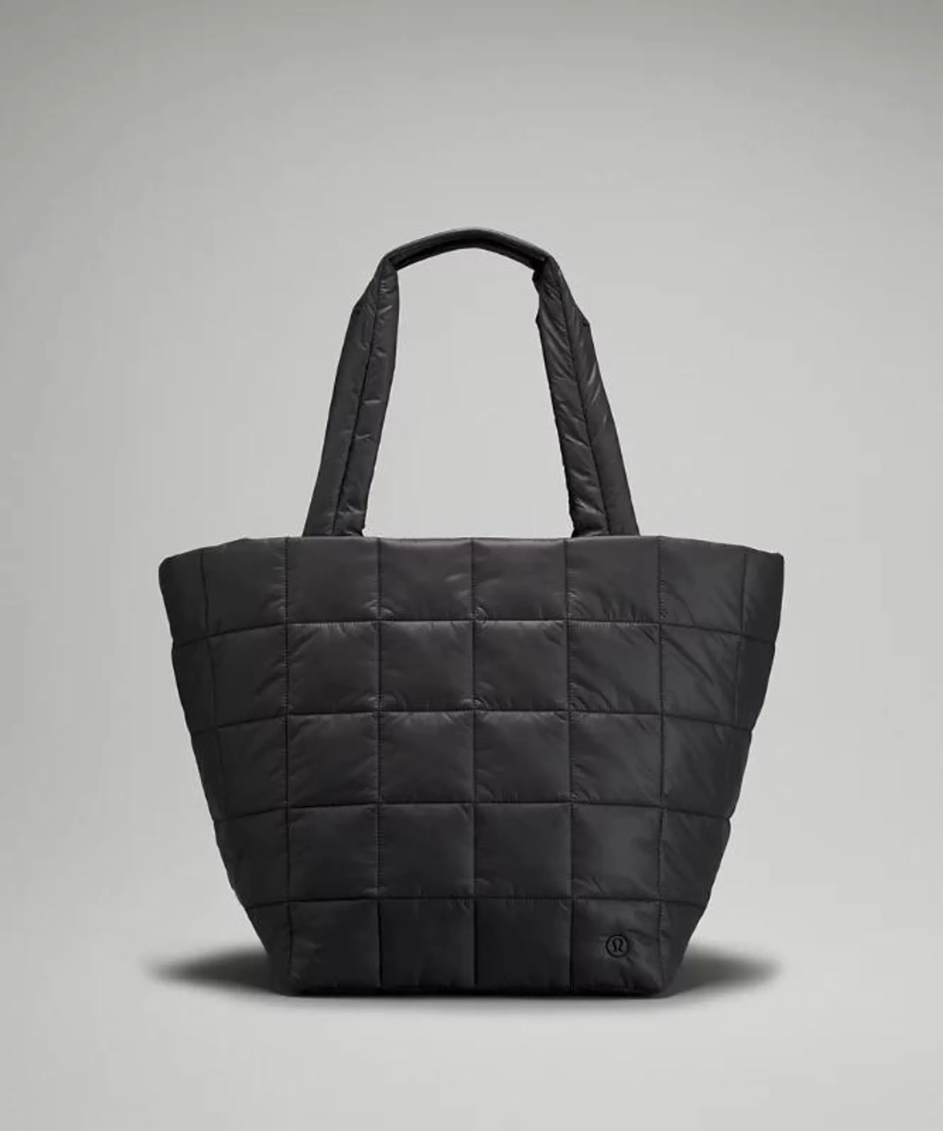 Quilted Grid Tote Bag 26L