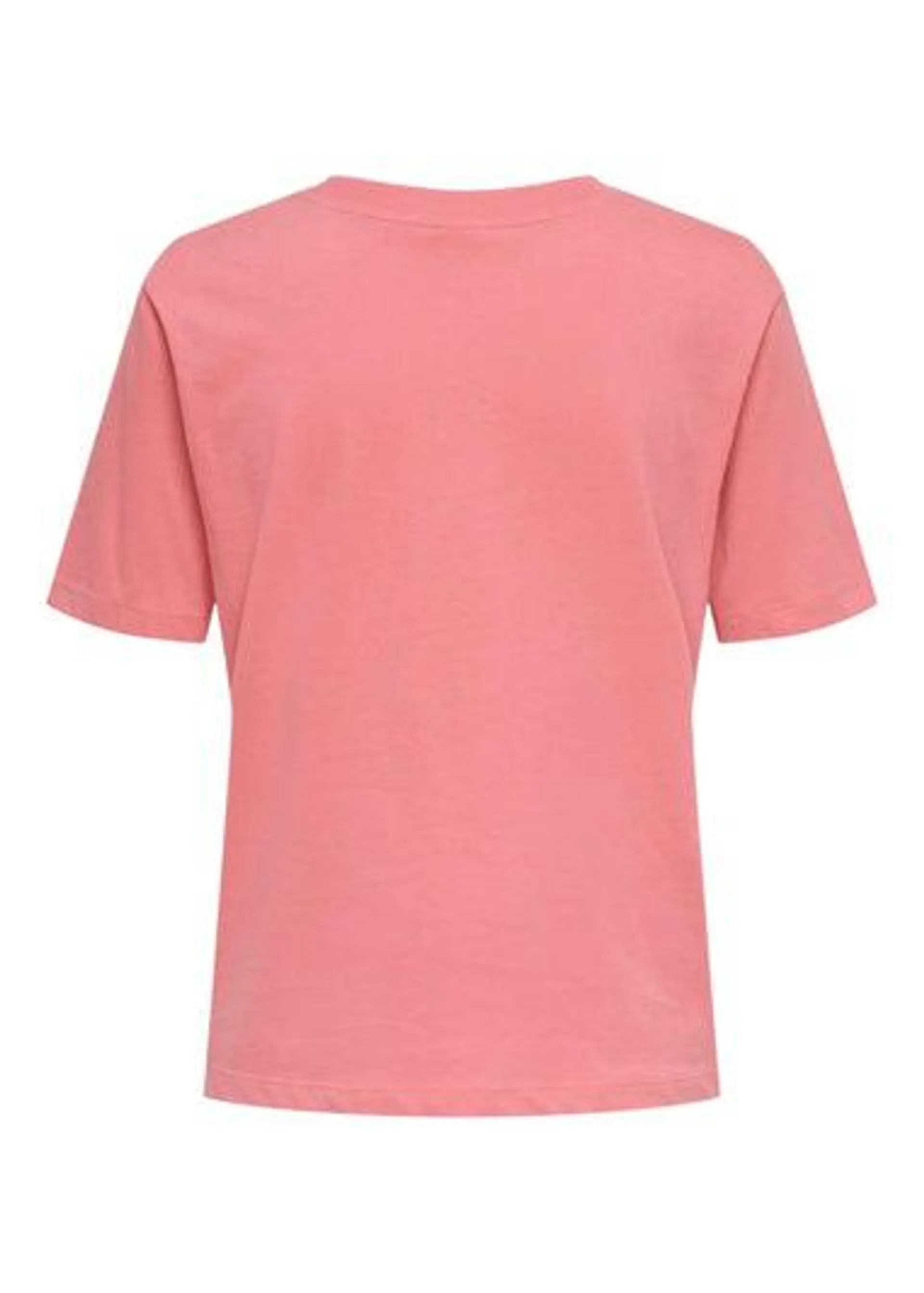 JDY Vivi Life Pink T-Shirt - S - UK 8