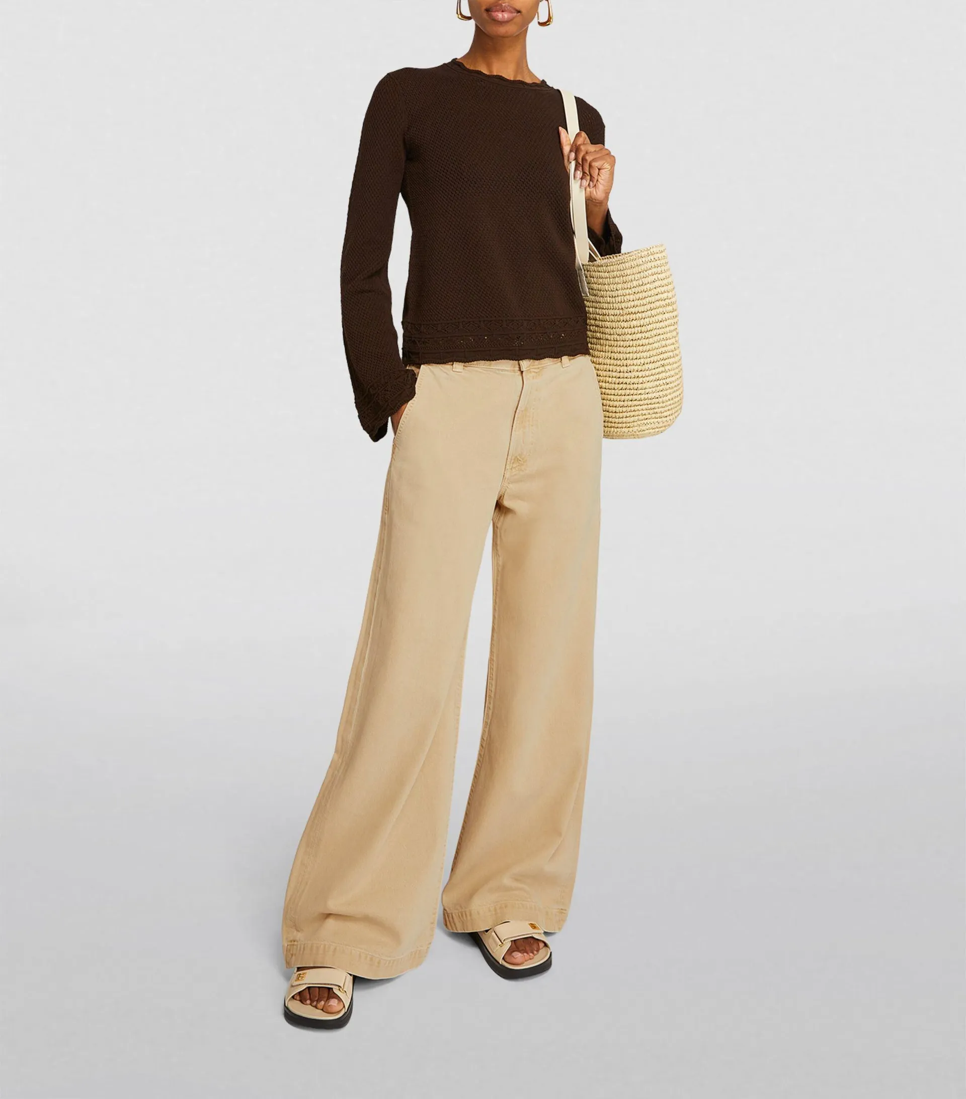 Beverly Wide-Leg Trousers