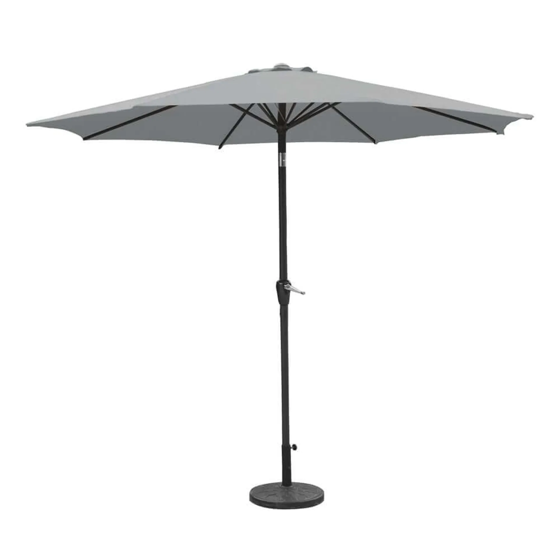 Silver & Stone Parasol Crank & Tilt 2.7m - Grey