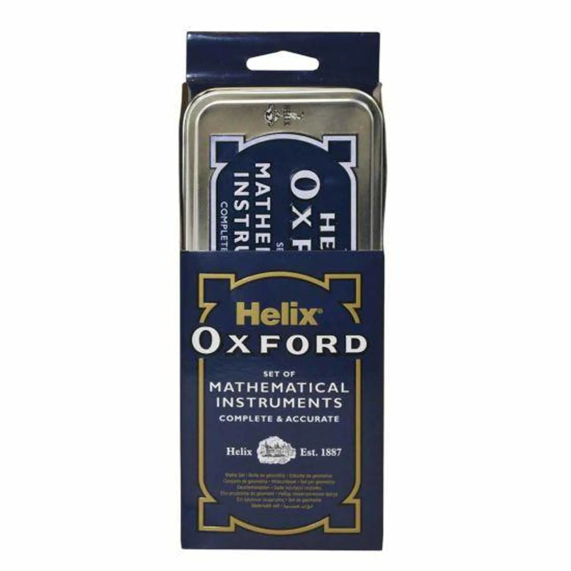 Helix Oxford Maths Set with Metal Tin