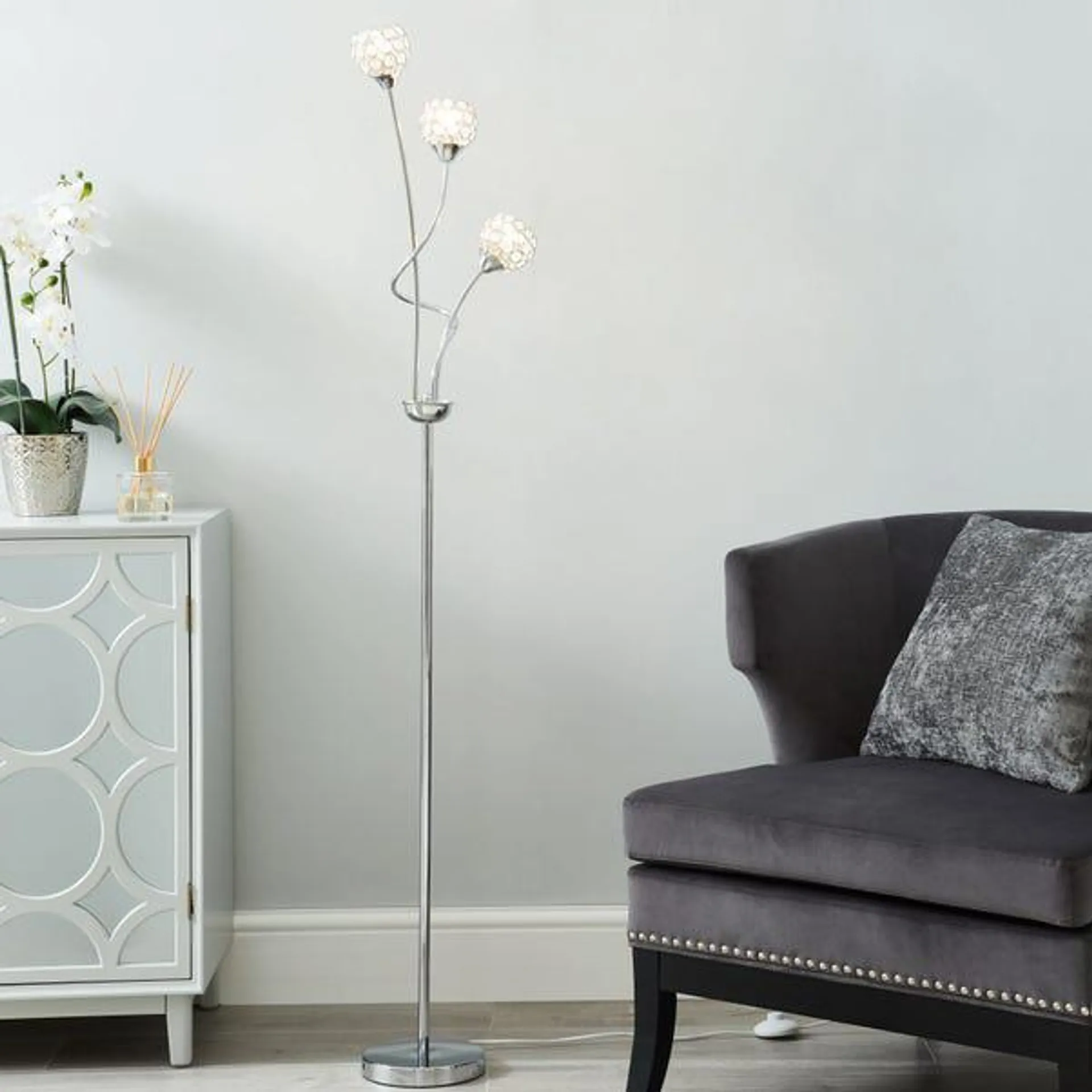 Portia 3 Light Floor Lamp