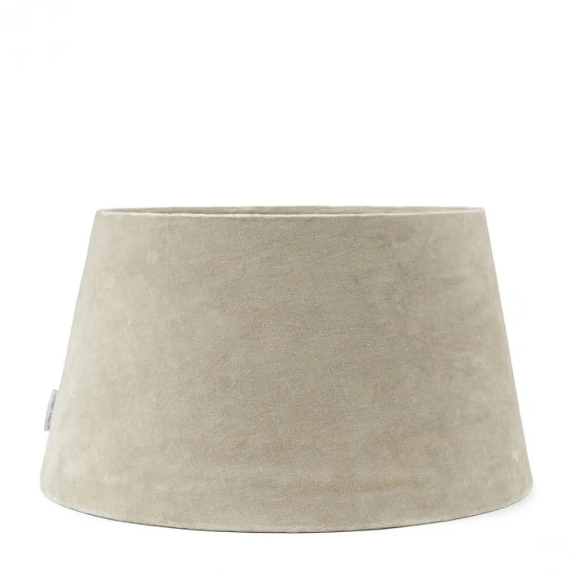 Lampshade Velvet, Natural, 45x25