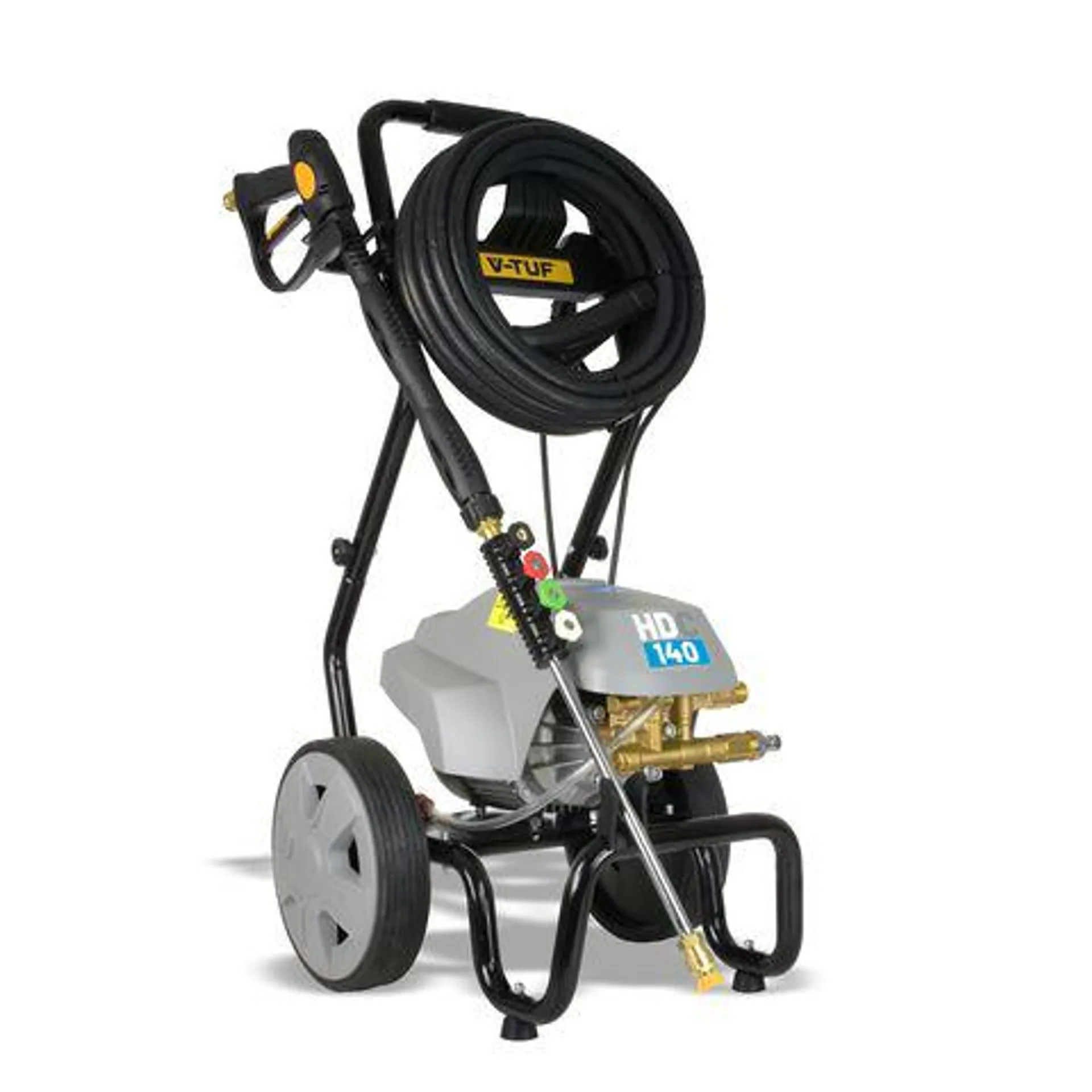 V-TUF HDC140 - Professional Cold Electric Site Pressure Washer - 1750psi, 100Bar, 8L/min (110V)