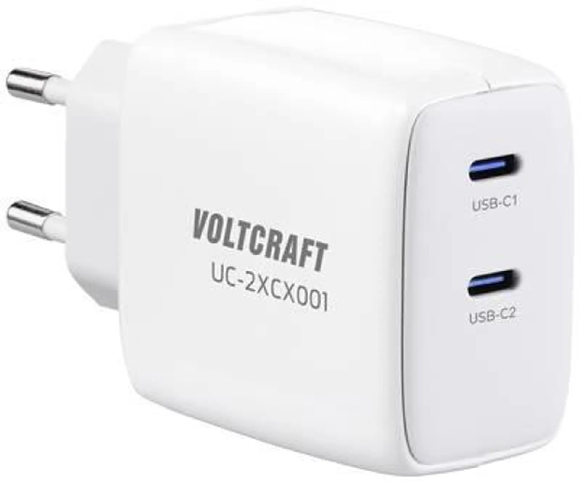 VOLTCRAFT GaN VC-13091940 65 W USB charger Indoors Max. output current 3.25 A 2 x USB-C®