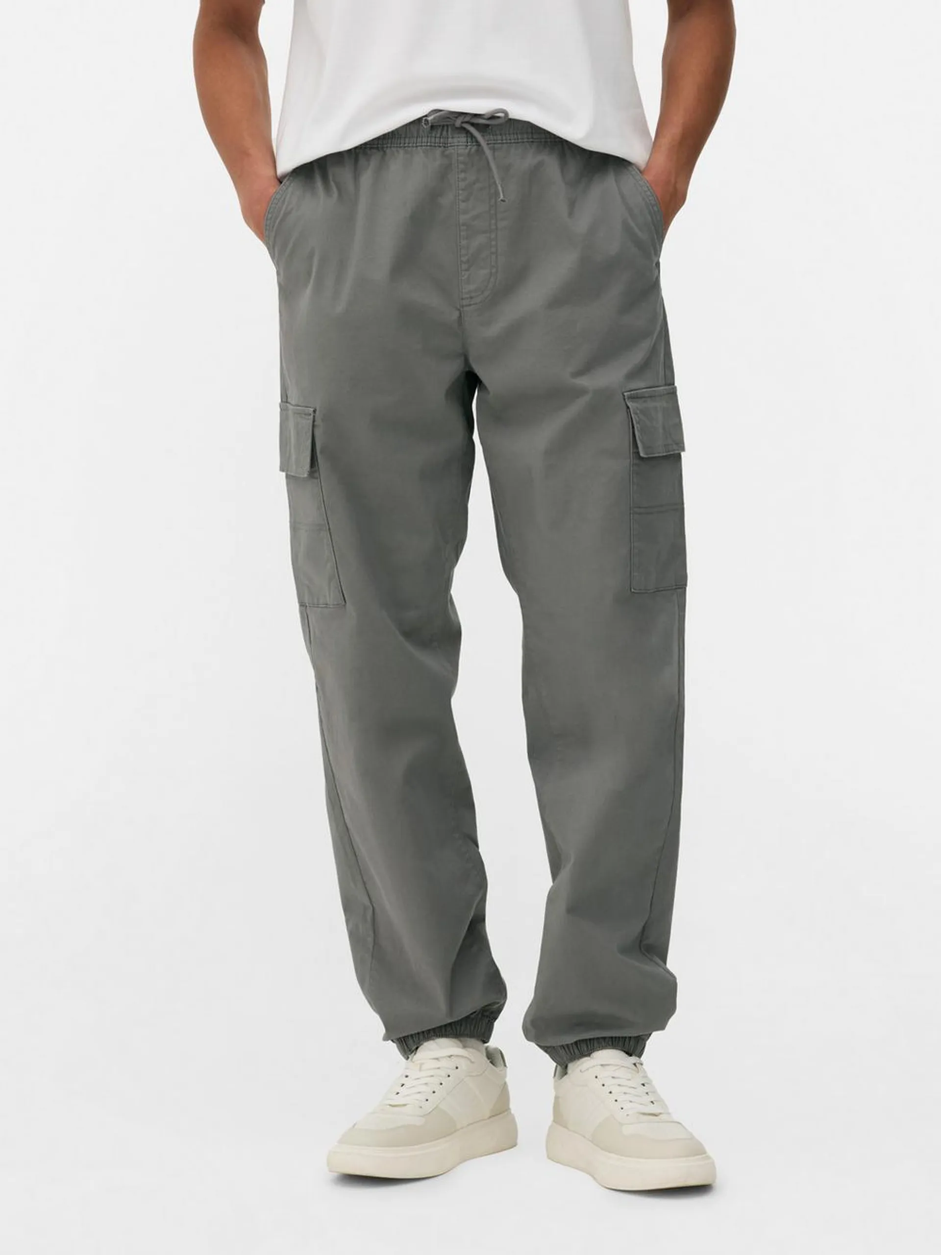 Cuffed Cargo Trousers