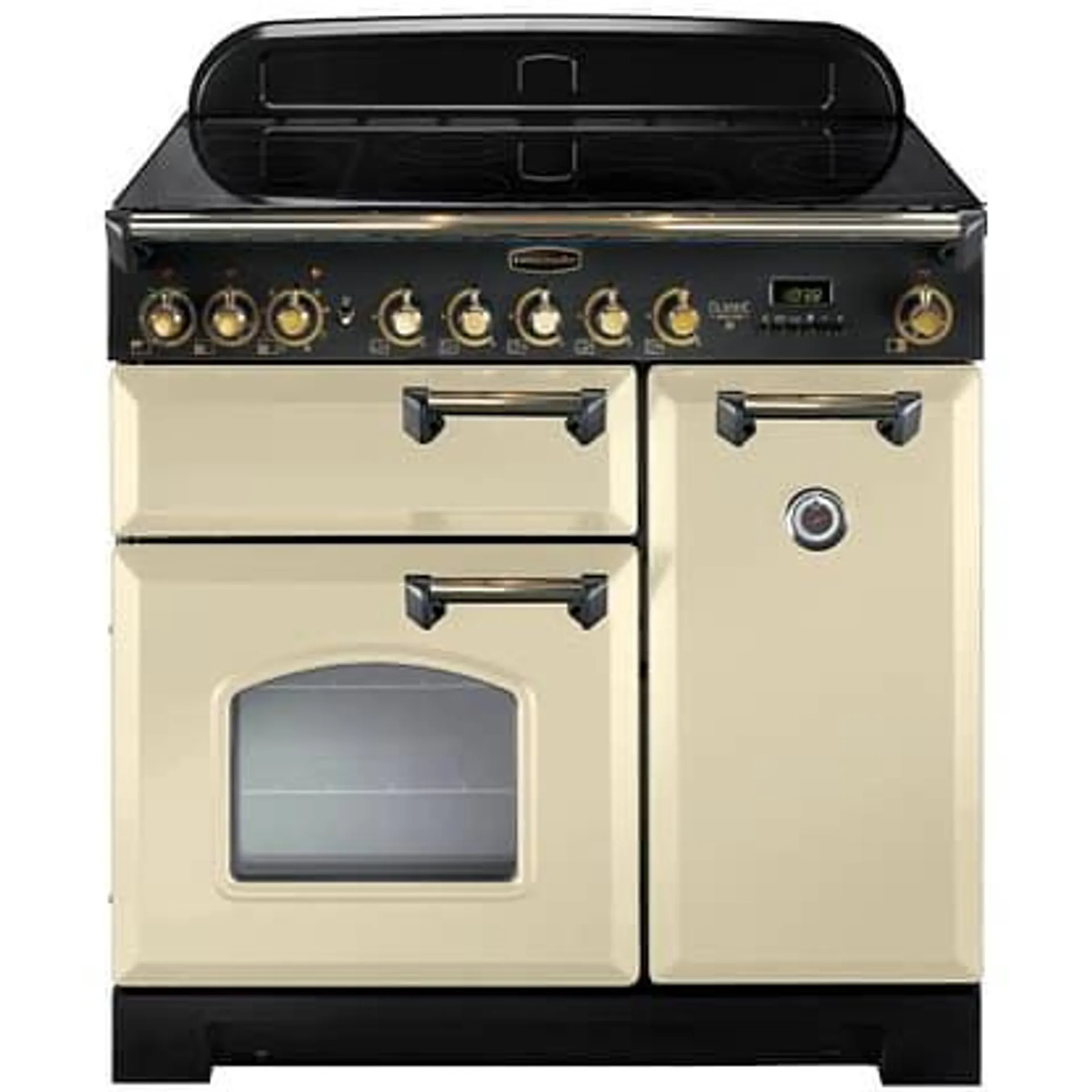 Rangemaster CDL90ECCR/B Classic Deluxe 90cm Ceramic Range Cooker 81650 – CREAM