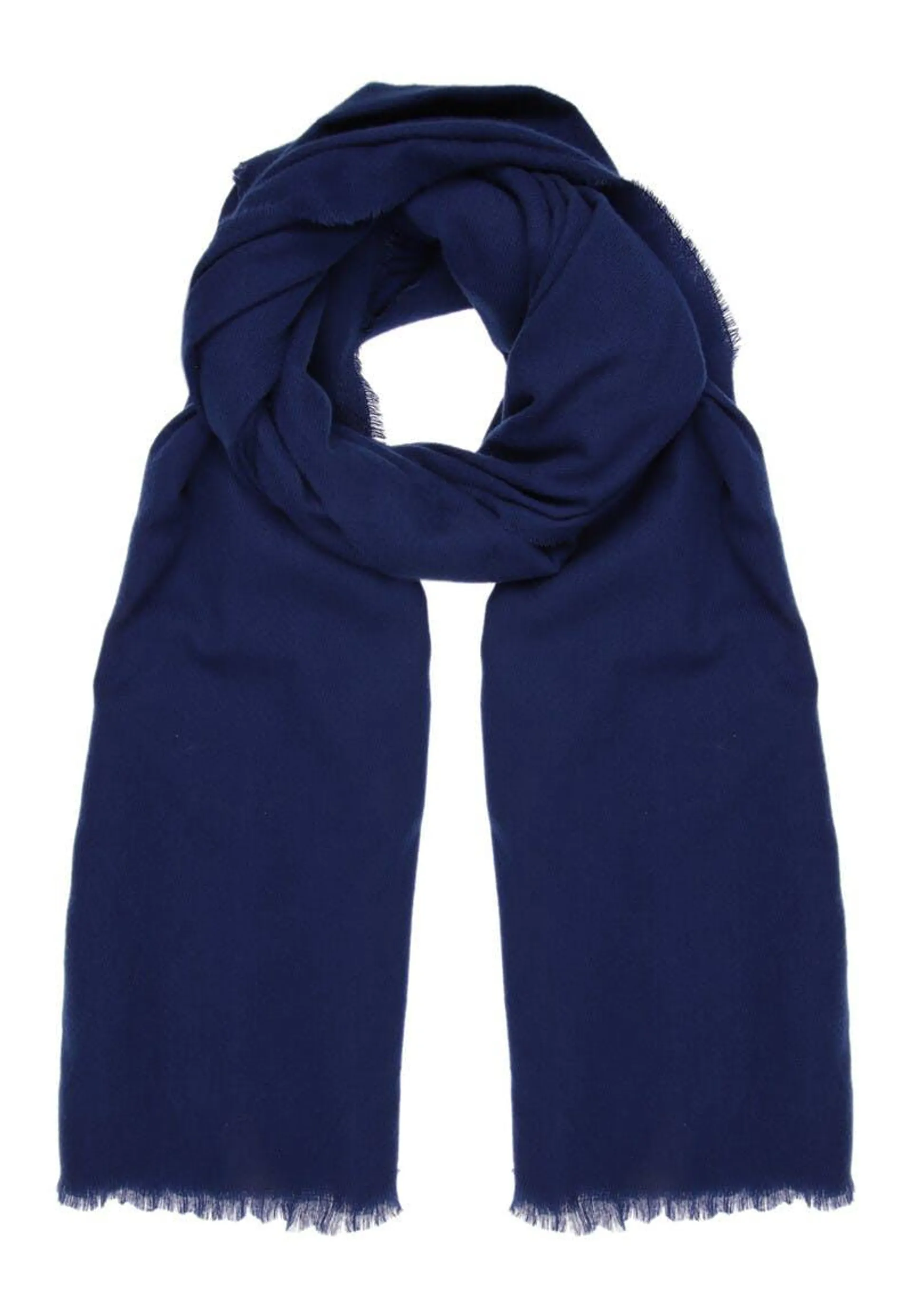 Womens Blue Luxe Scarf