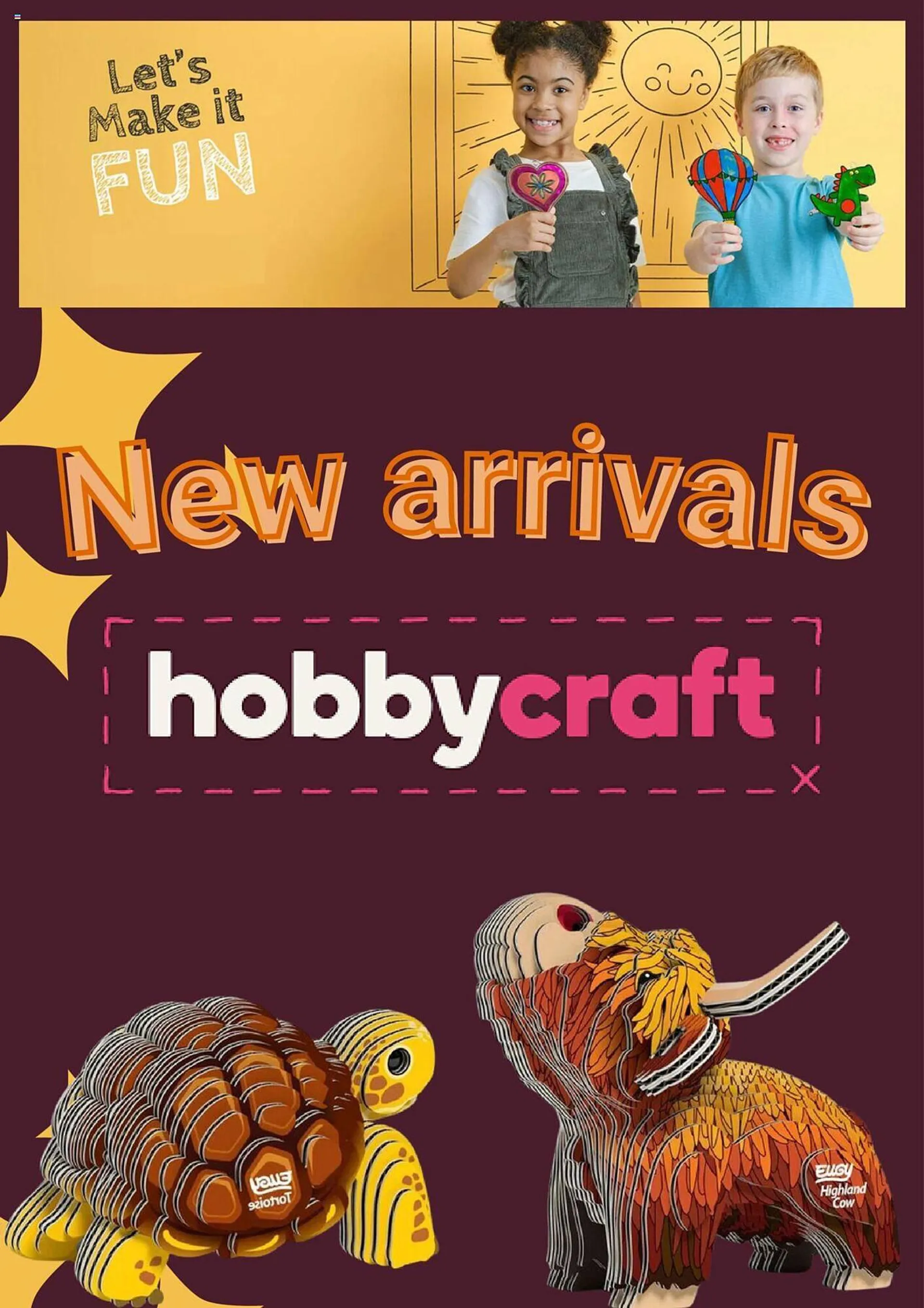 Hobbycraft leaflet from 2 April to 2 May 2024 - Catalogue Page 1