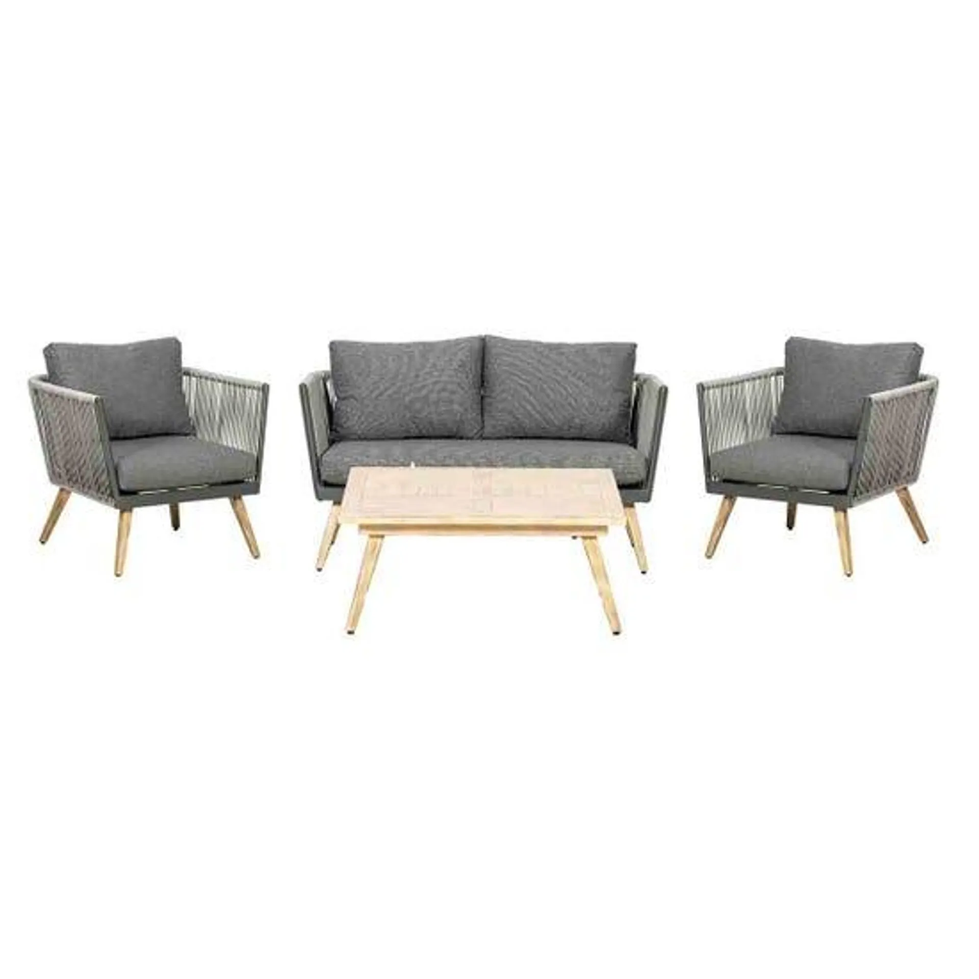 Royalcraft MILAN 4 Seater 4pc Lounging Coffee Set