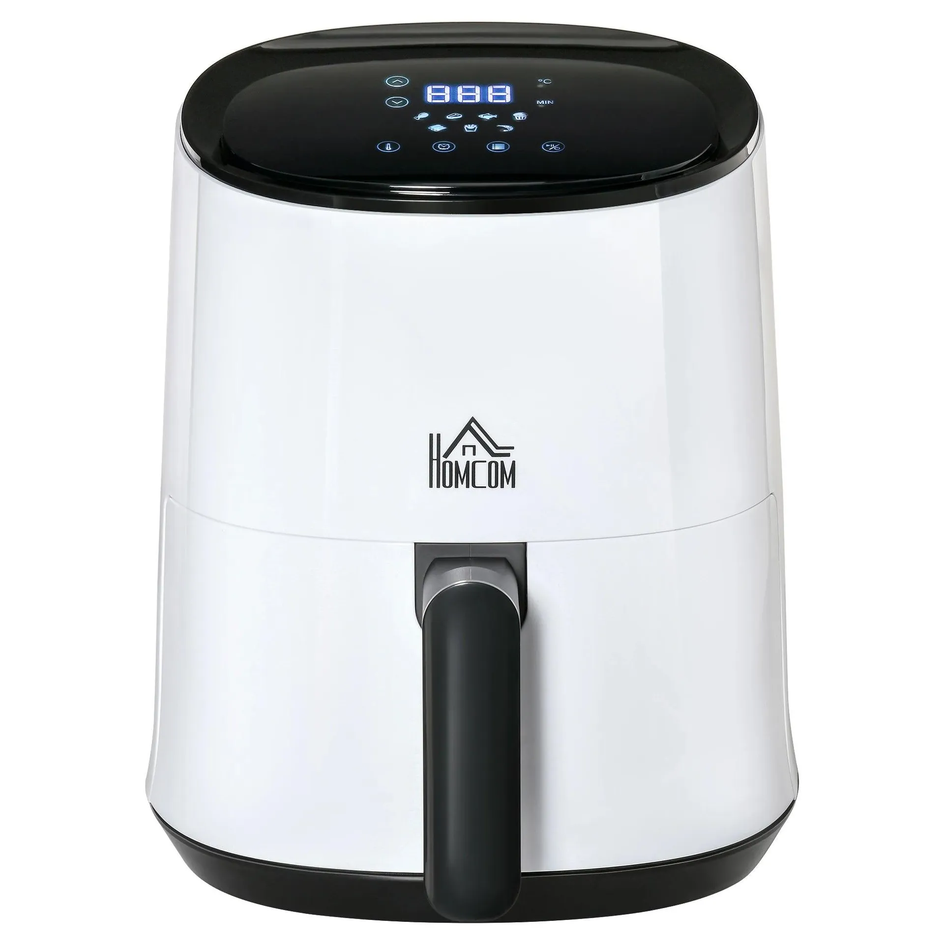 HOMCOM Digital Air Fryer 2.5L White 1300W