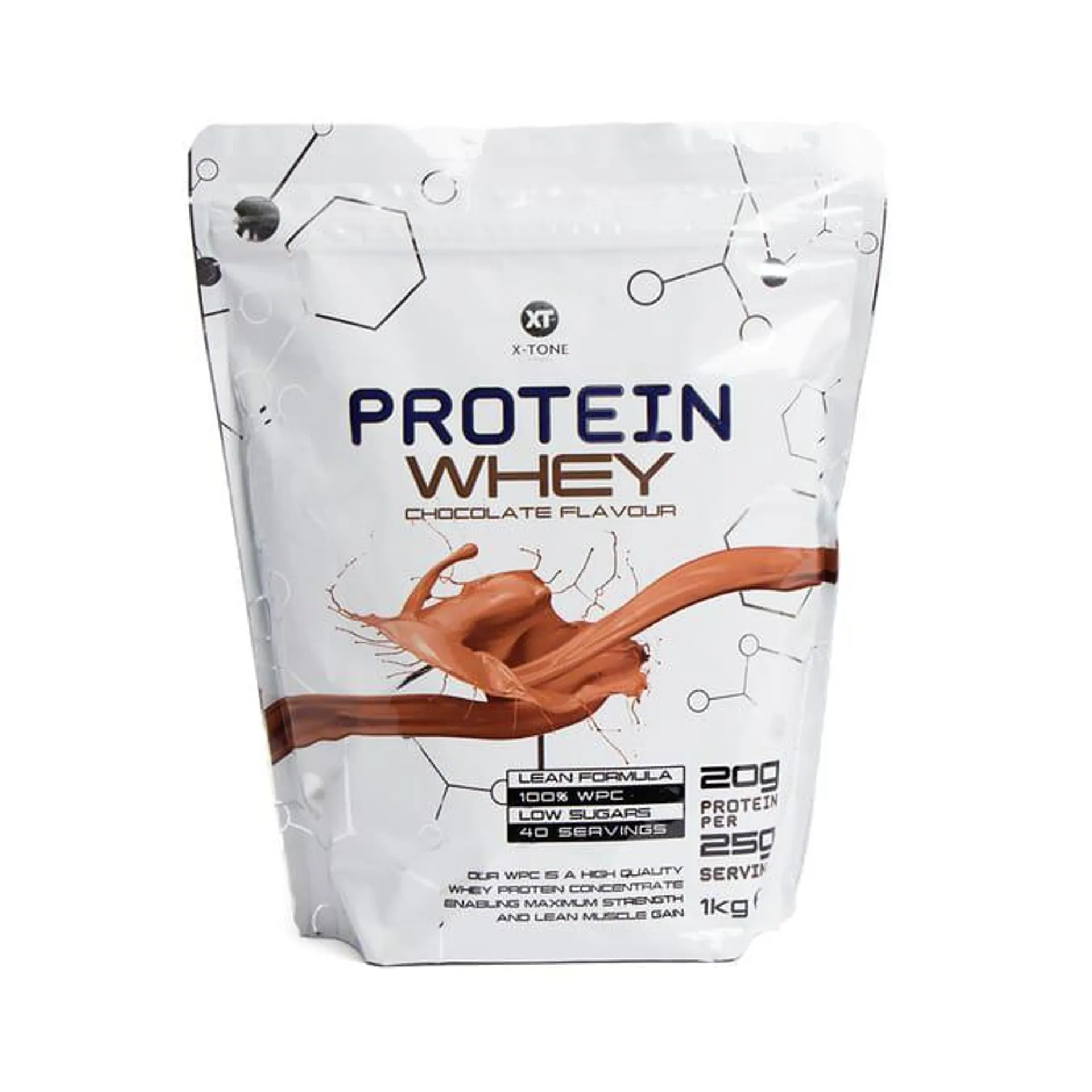 X-Tone Whey Protein Powder 1kg - Chocolate