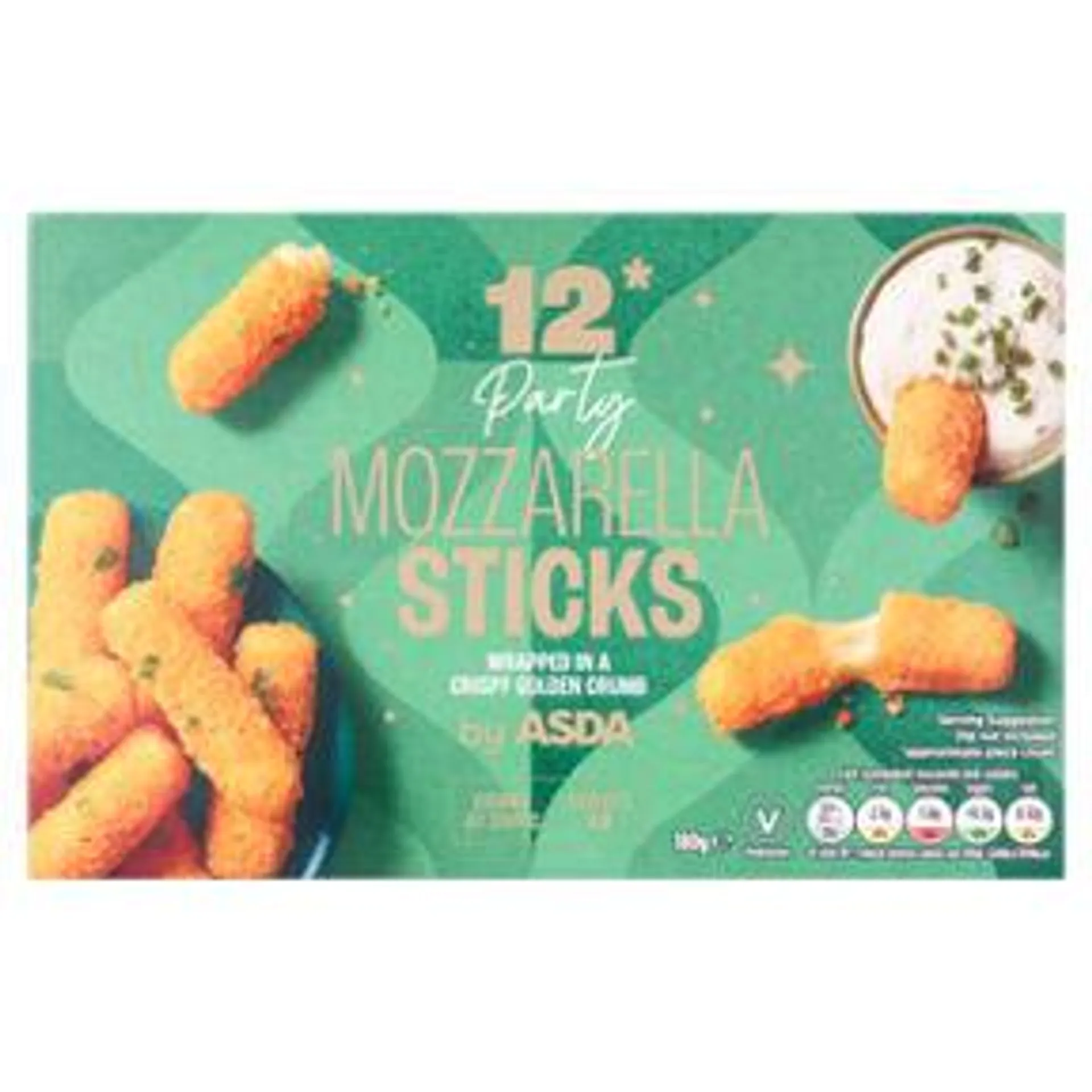 ASDA Party 12 Mozzarella Sticks