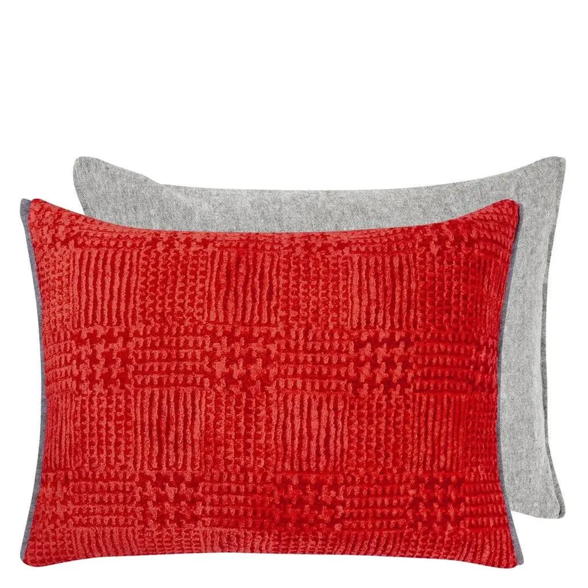 Queluz Paprika Velvet Cushion