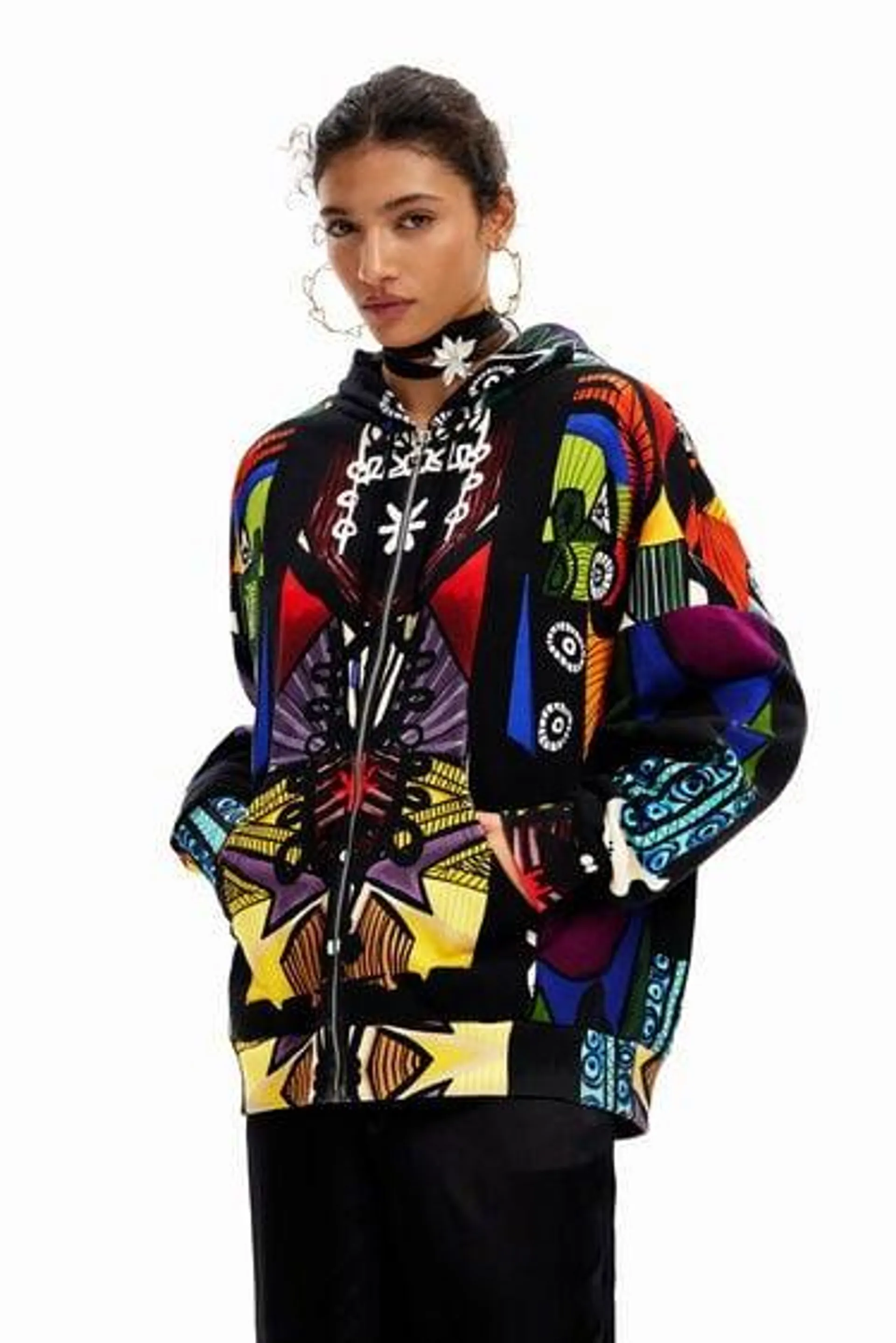 M. Christian Lacroix arty hoodie