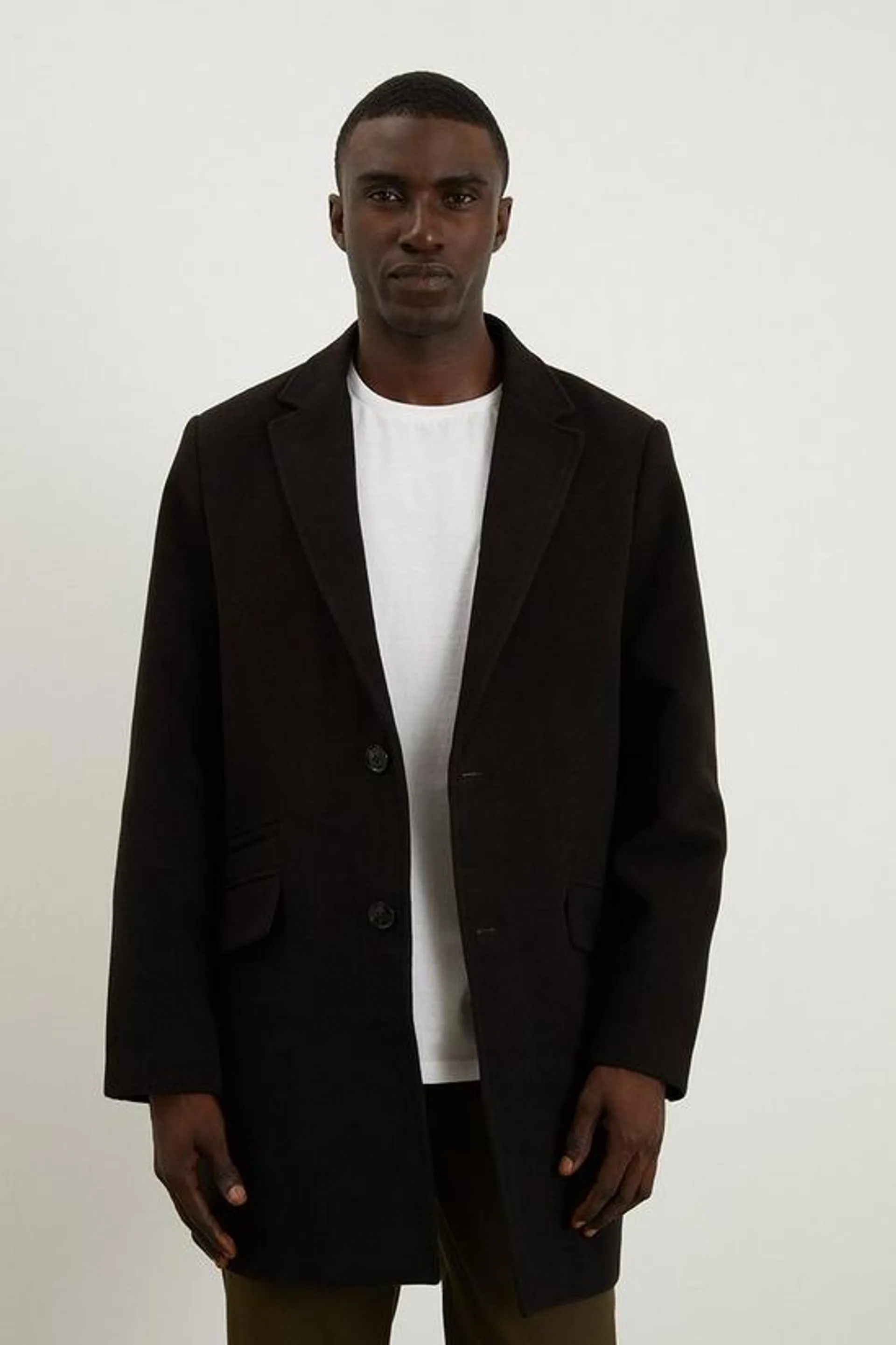 Signature 2 Button Epsom Coat