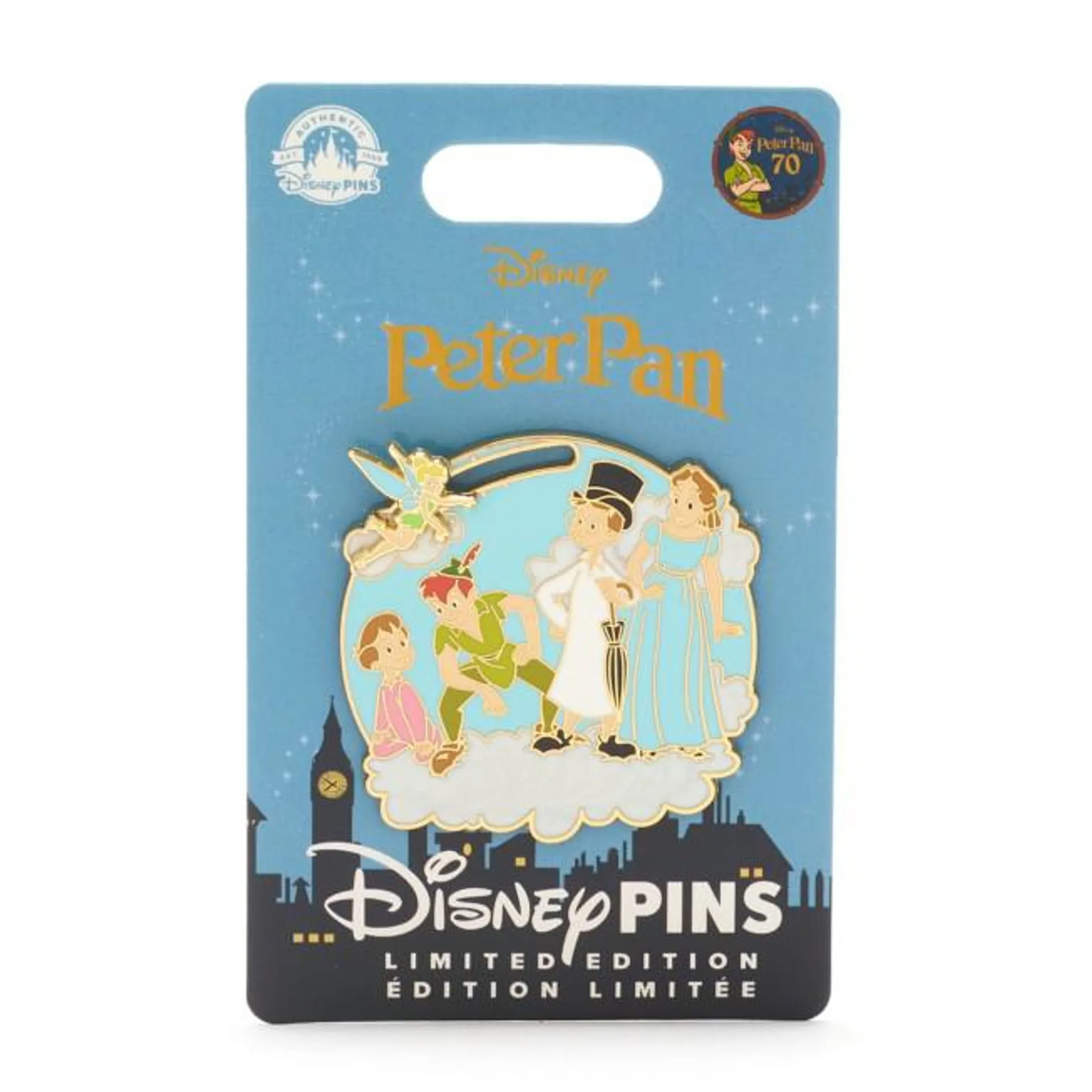 Disney Store Peter Pan 70th Anniversary Limited Edition Pin