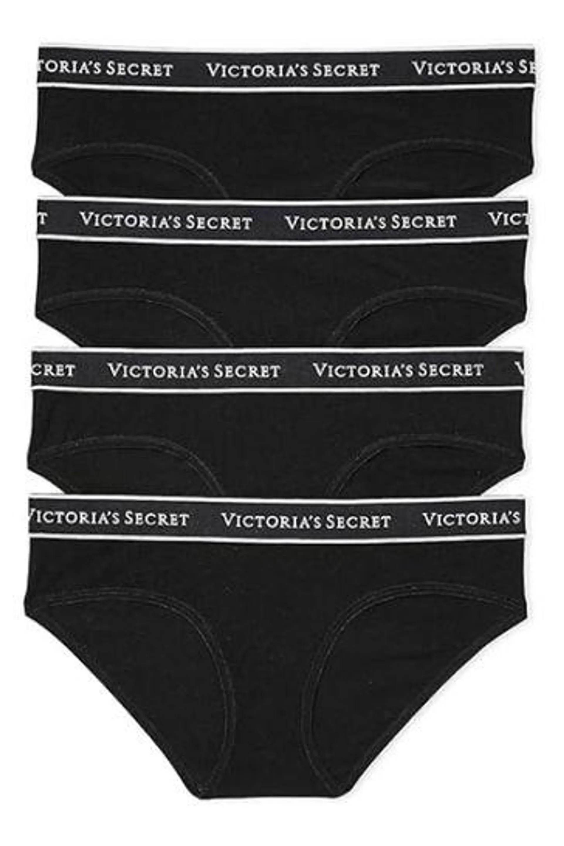 Stretch Cotton Logo Multipack Knickers