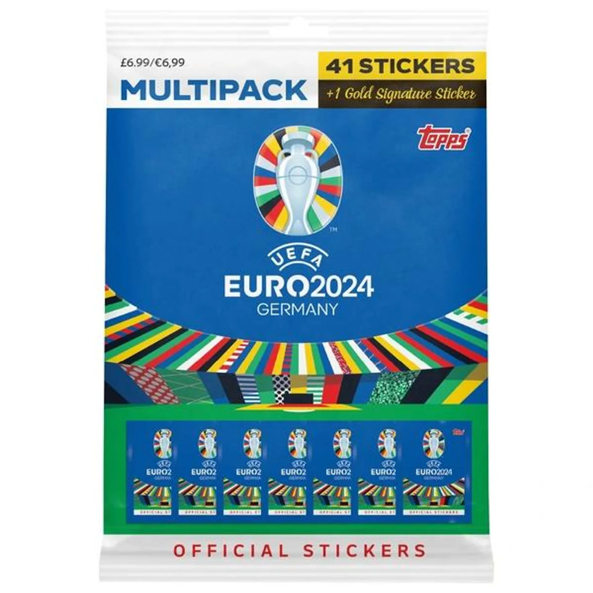 Topps Official Euro 2024 Official Sticker Multipack