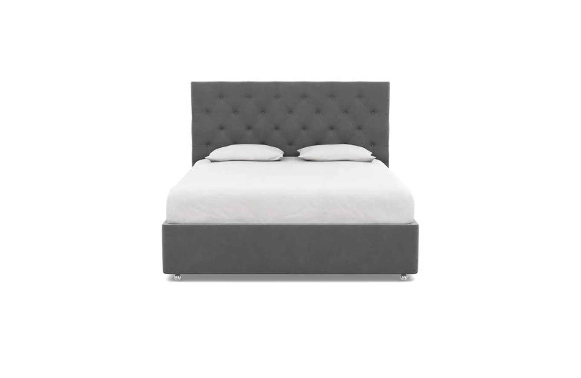 Balmoral Headboard Super King Smart Velvet Mercury