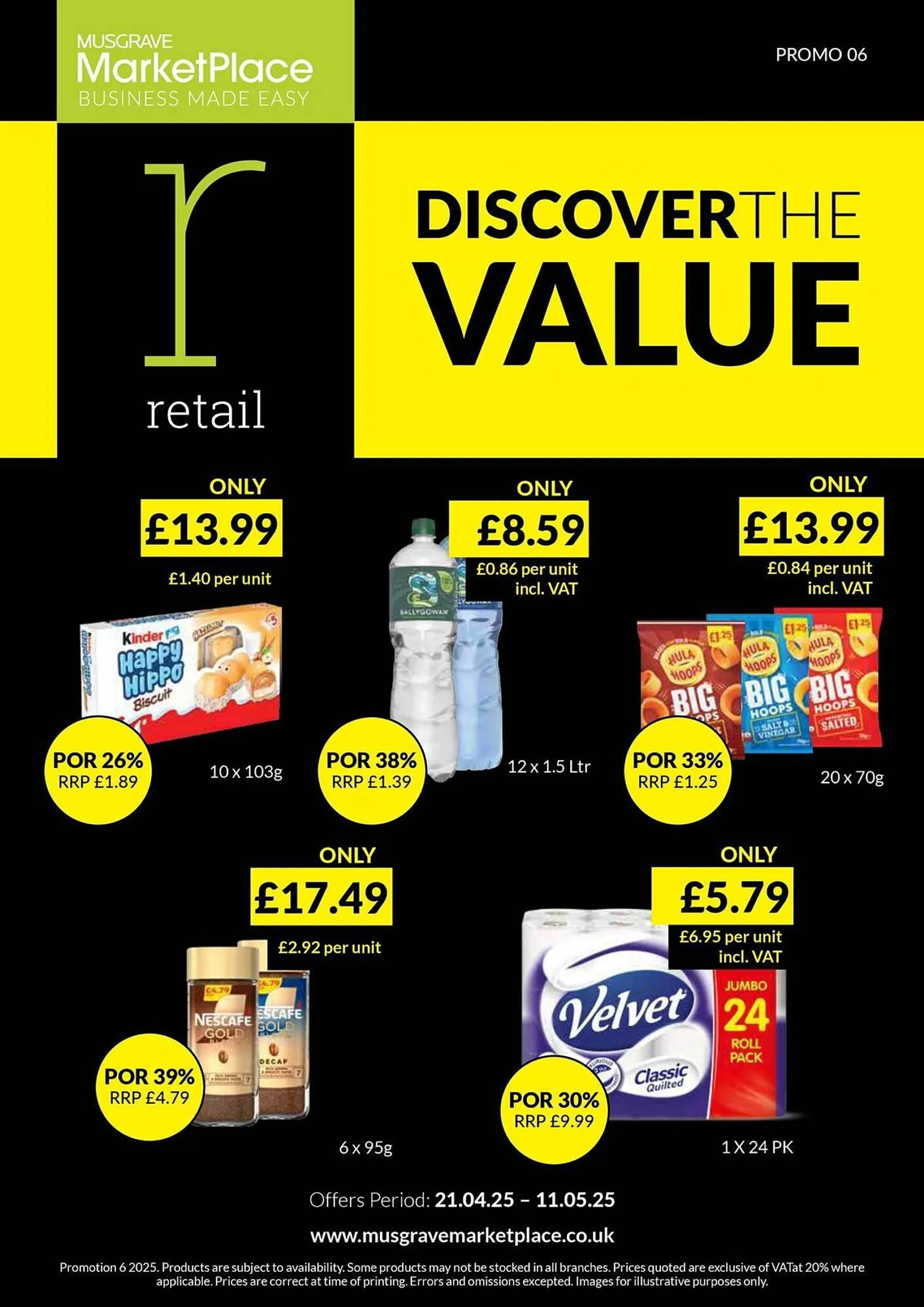 Musgrave MarketPlace leaflet from 23 April to 11 May 2025 - Catalogue Page 1