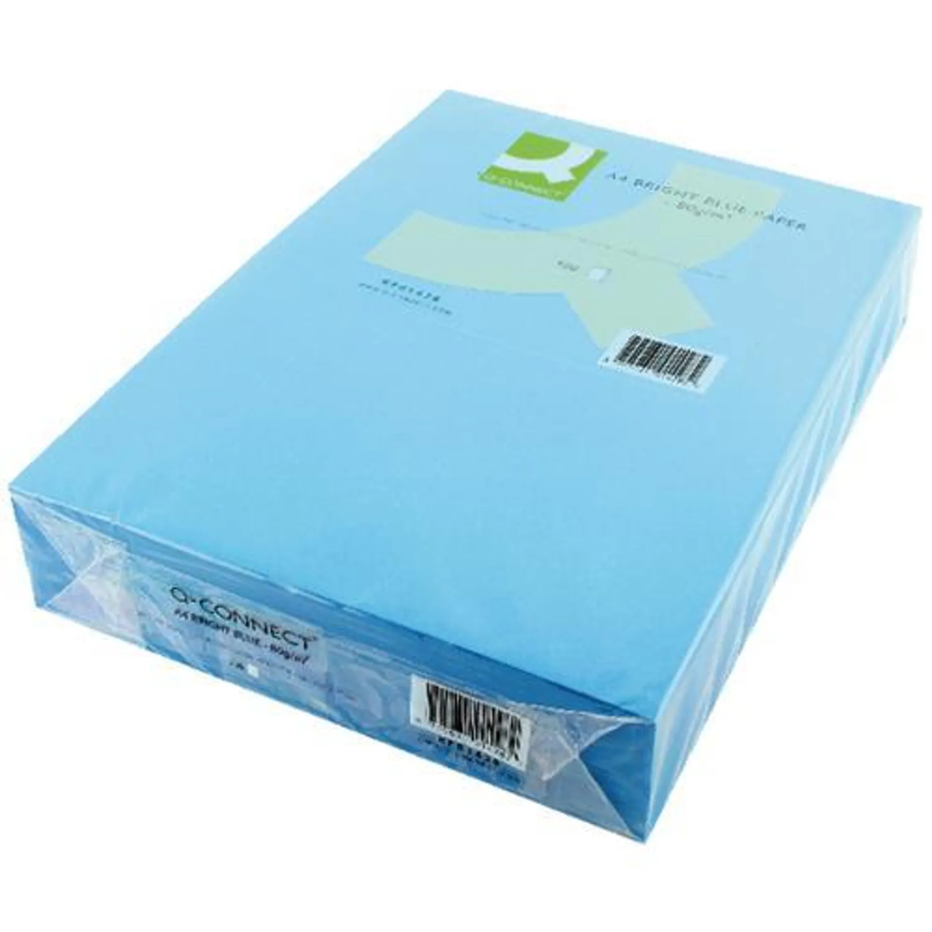 Q-Connect Bright Blue Coloured A4 Copier Paper 80gsm Ream (Pack of 500) KF01428