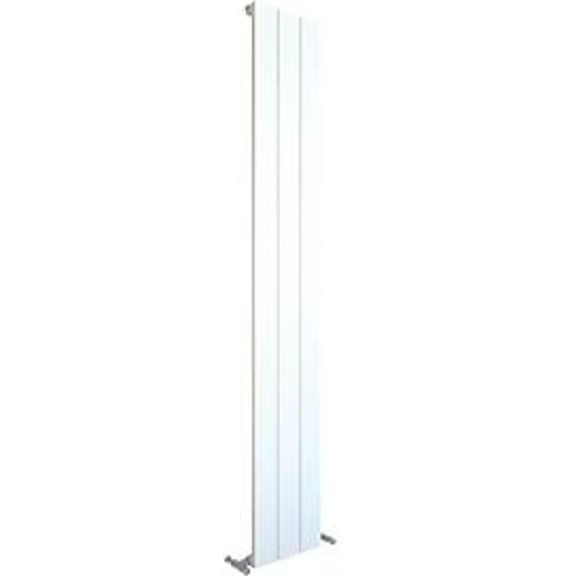 Kudox AluLite Flat Aluminium Radiator 1800mm x 280mm White 2337BTU