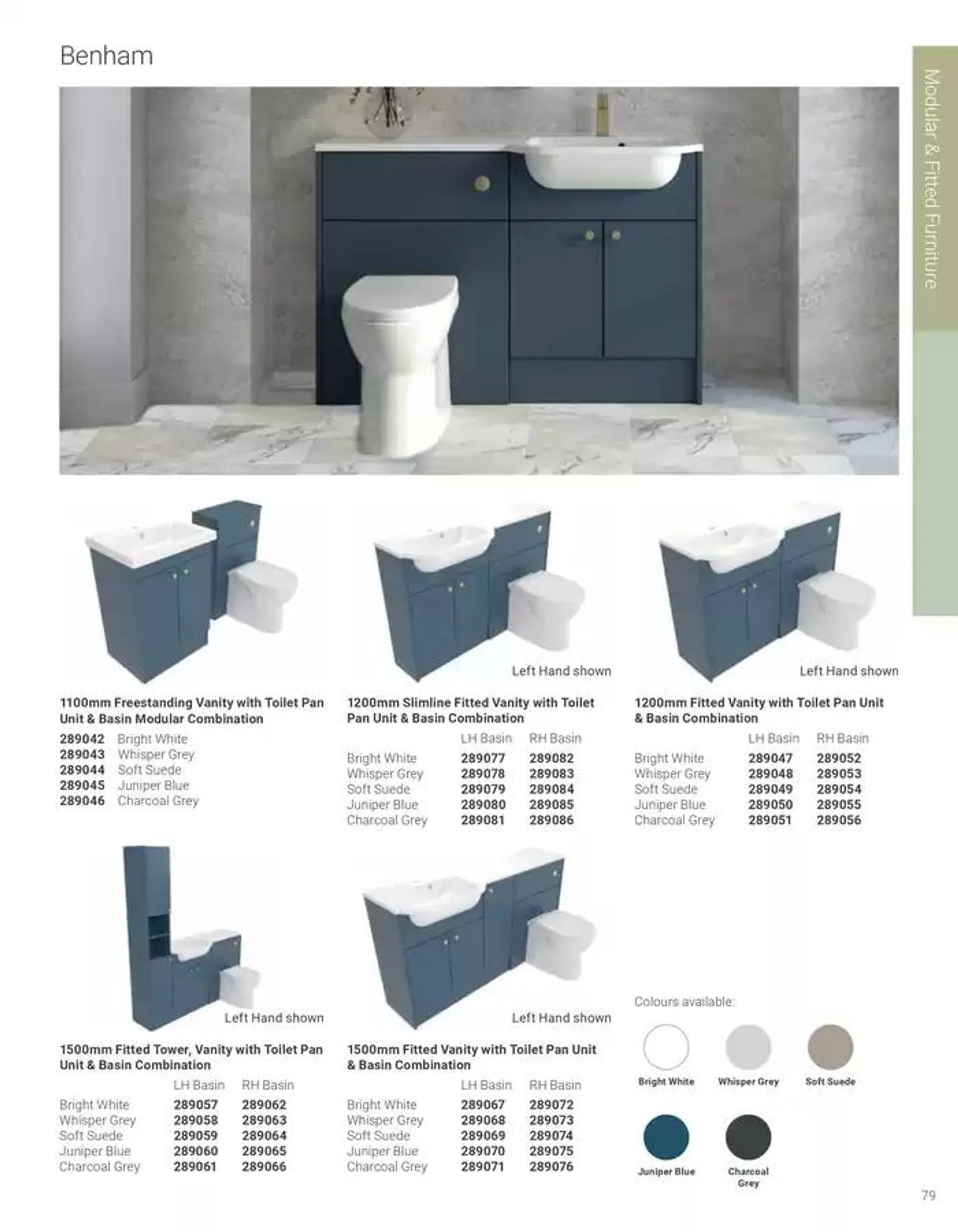 Wickes Bespoke Bathrooms brochure from 5 November to 31 December 2024 - Catalogue Page 79