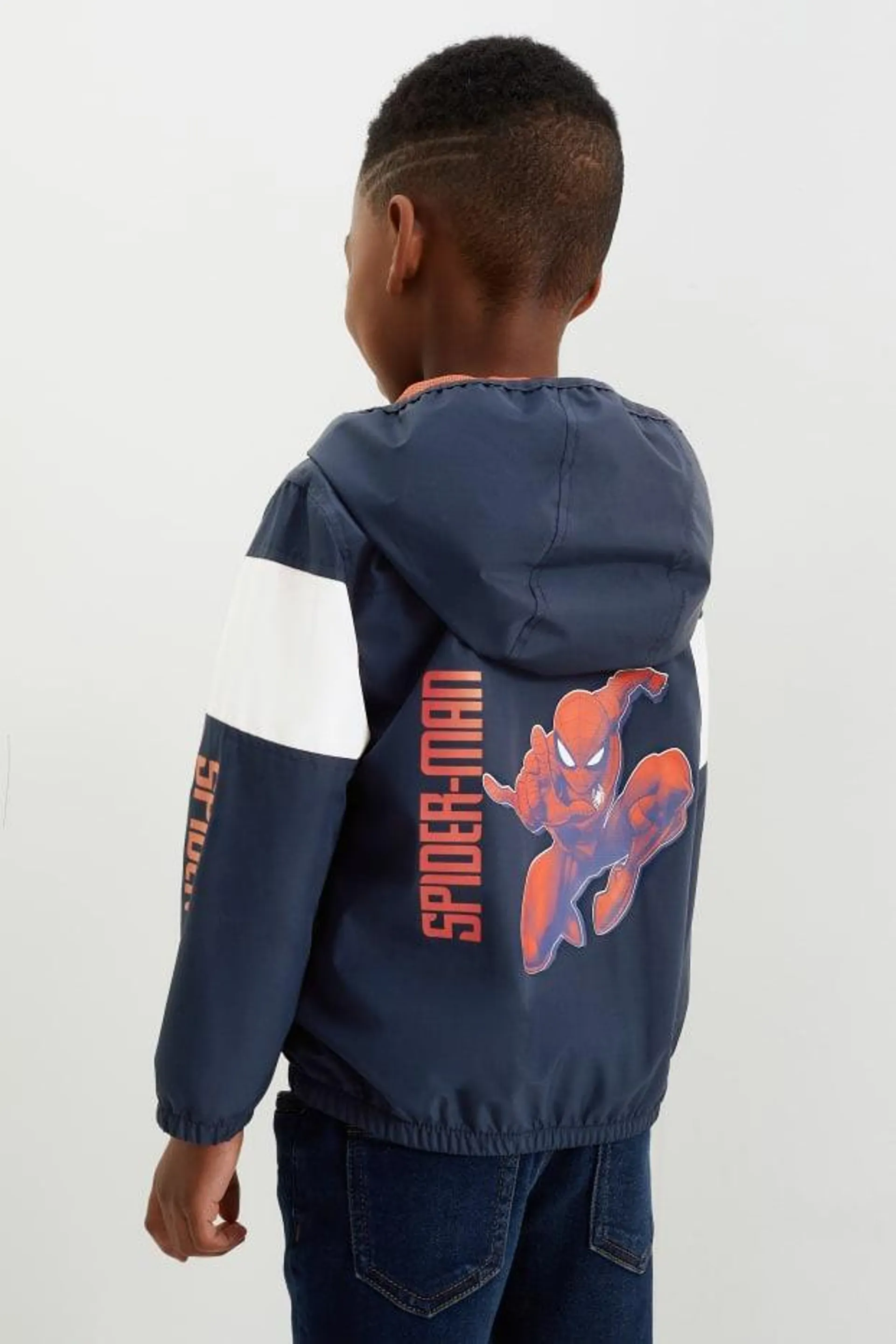 Spider-Man - jacket with hood - lined - water-repellent