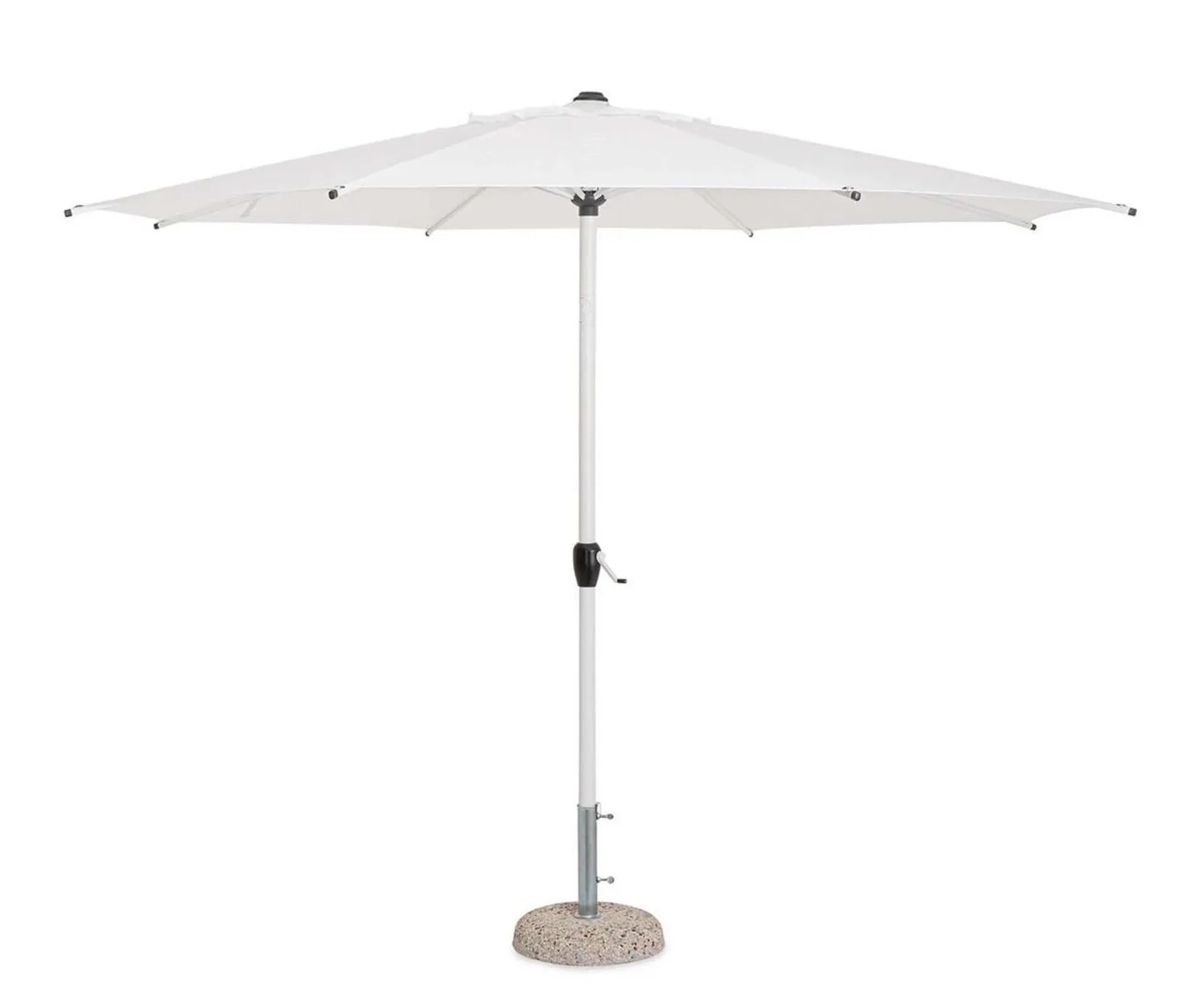 Rio White Parasol 3M with Tilt