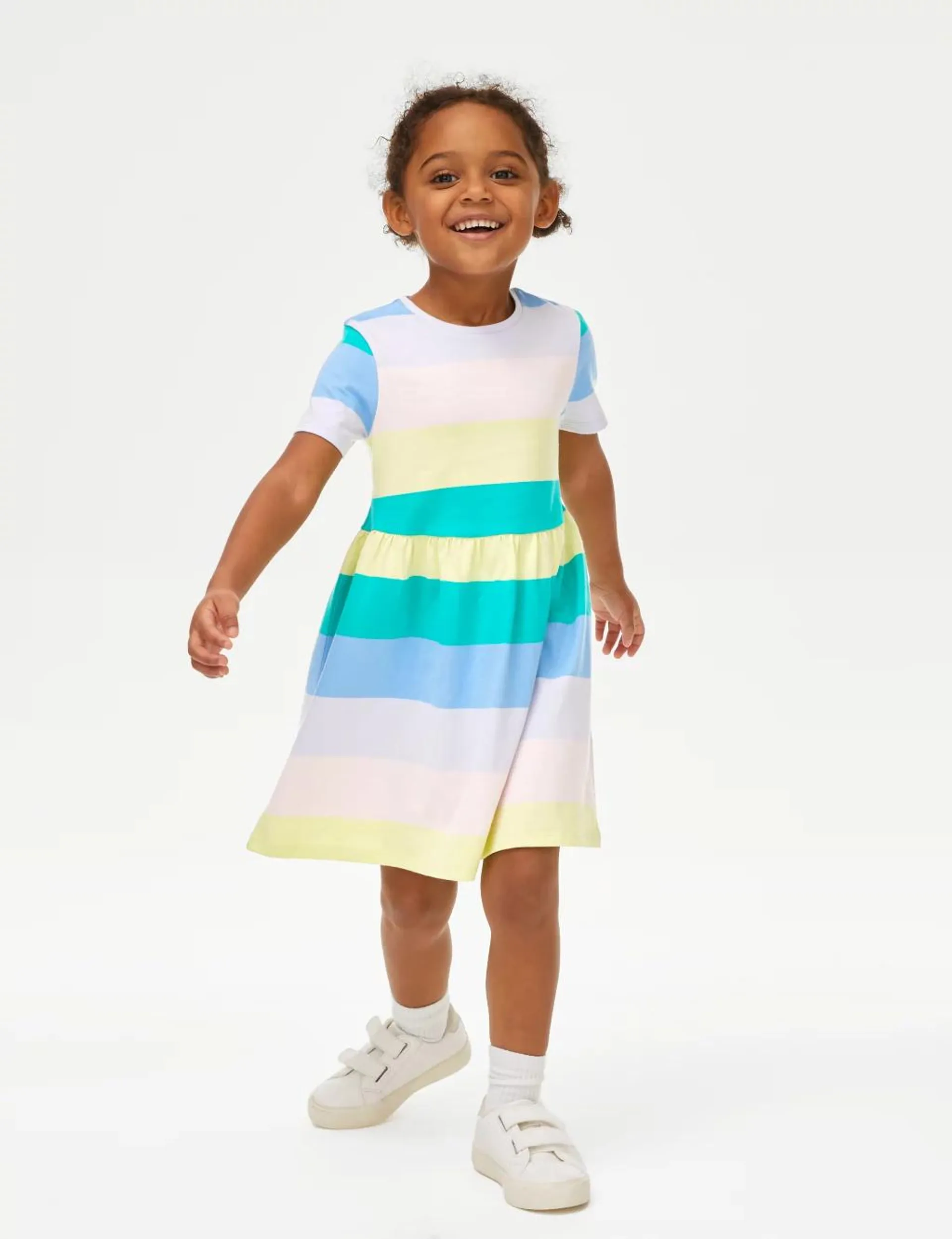 Pure Cotton Printed Dress (2-8 Yrs)