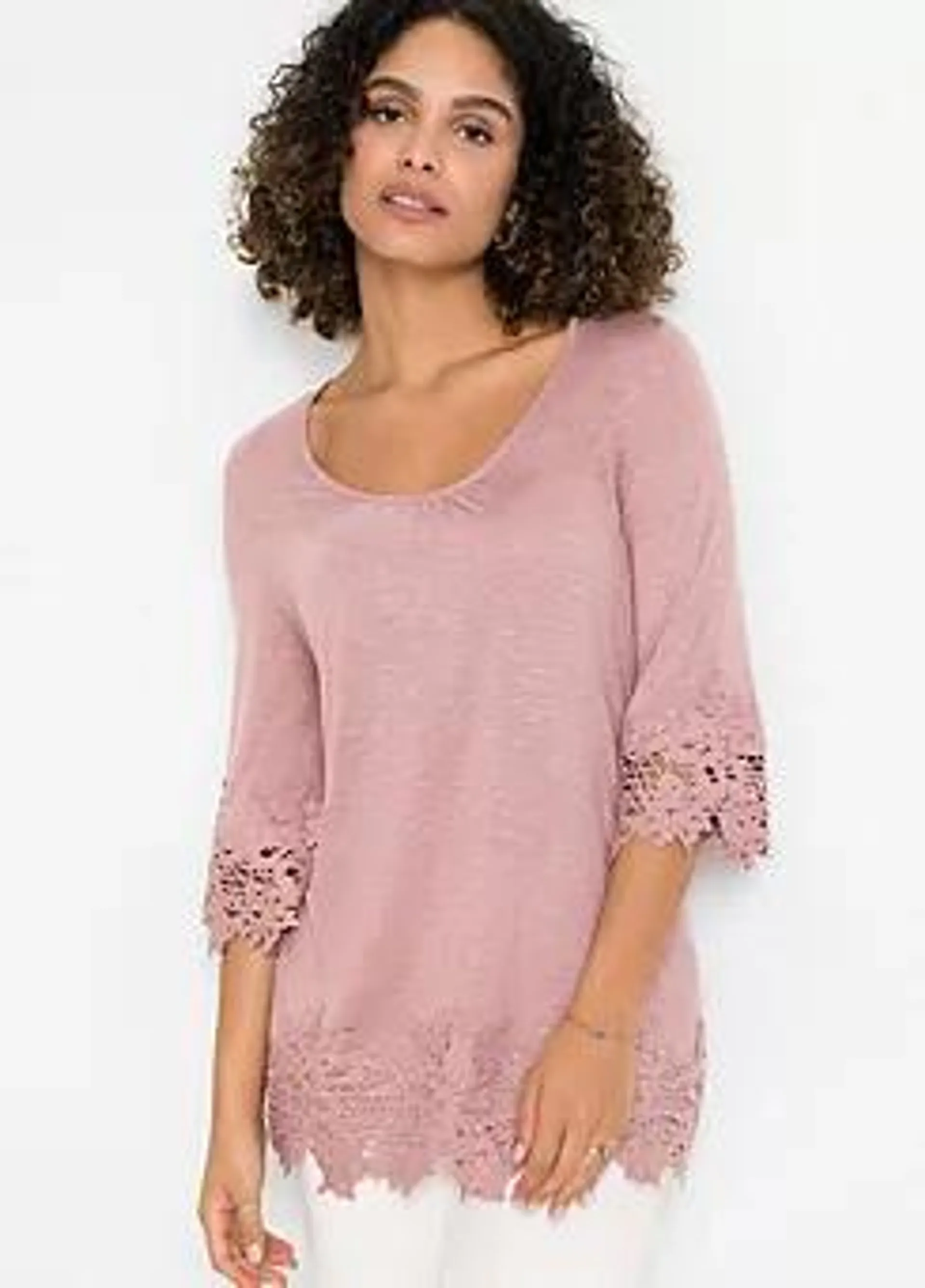 Lace Trim Tunic