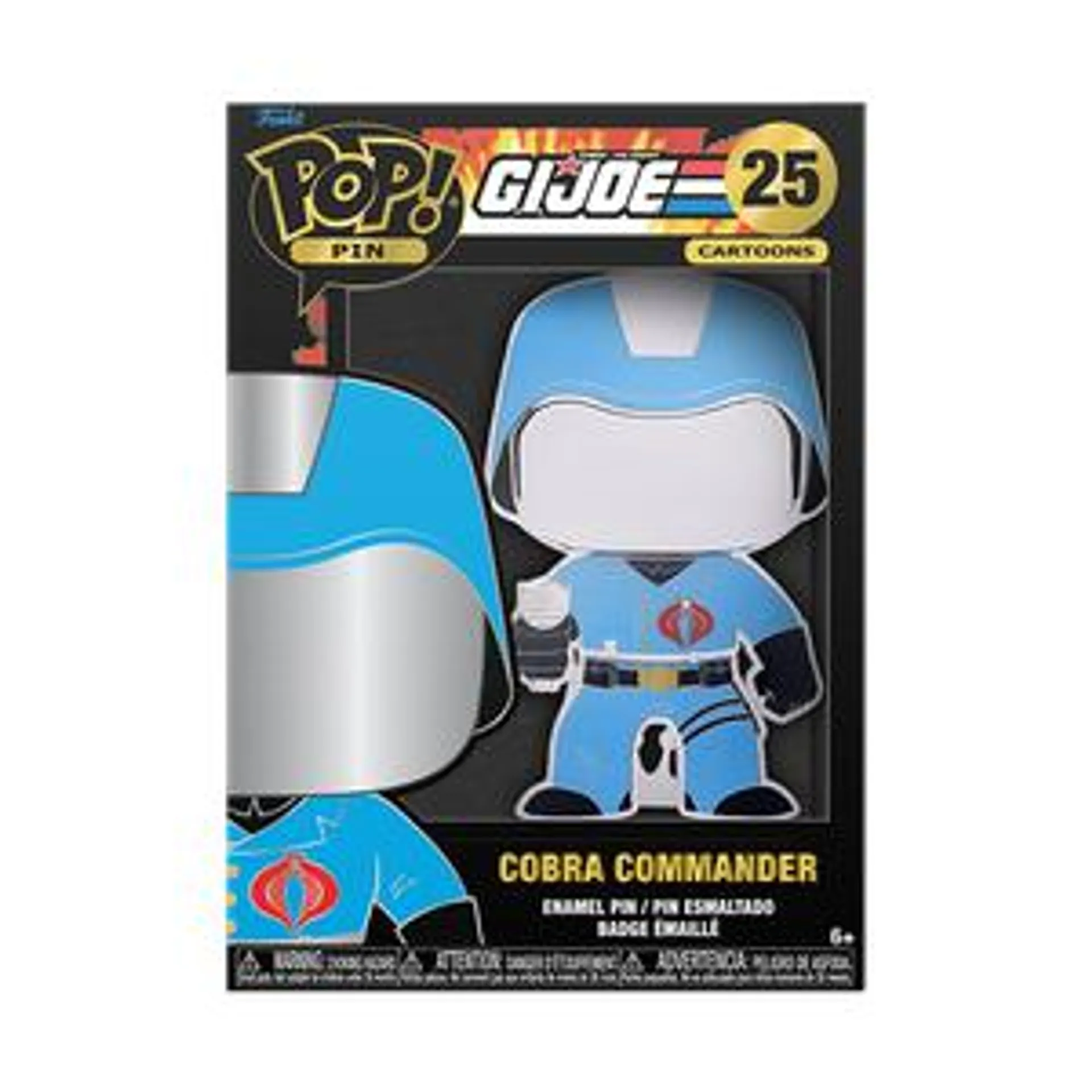 G.I. Joe: Enamel Pin Badge: Cobra Commander