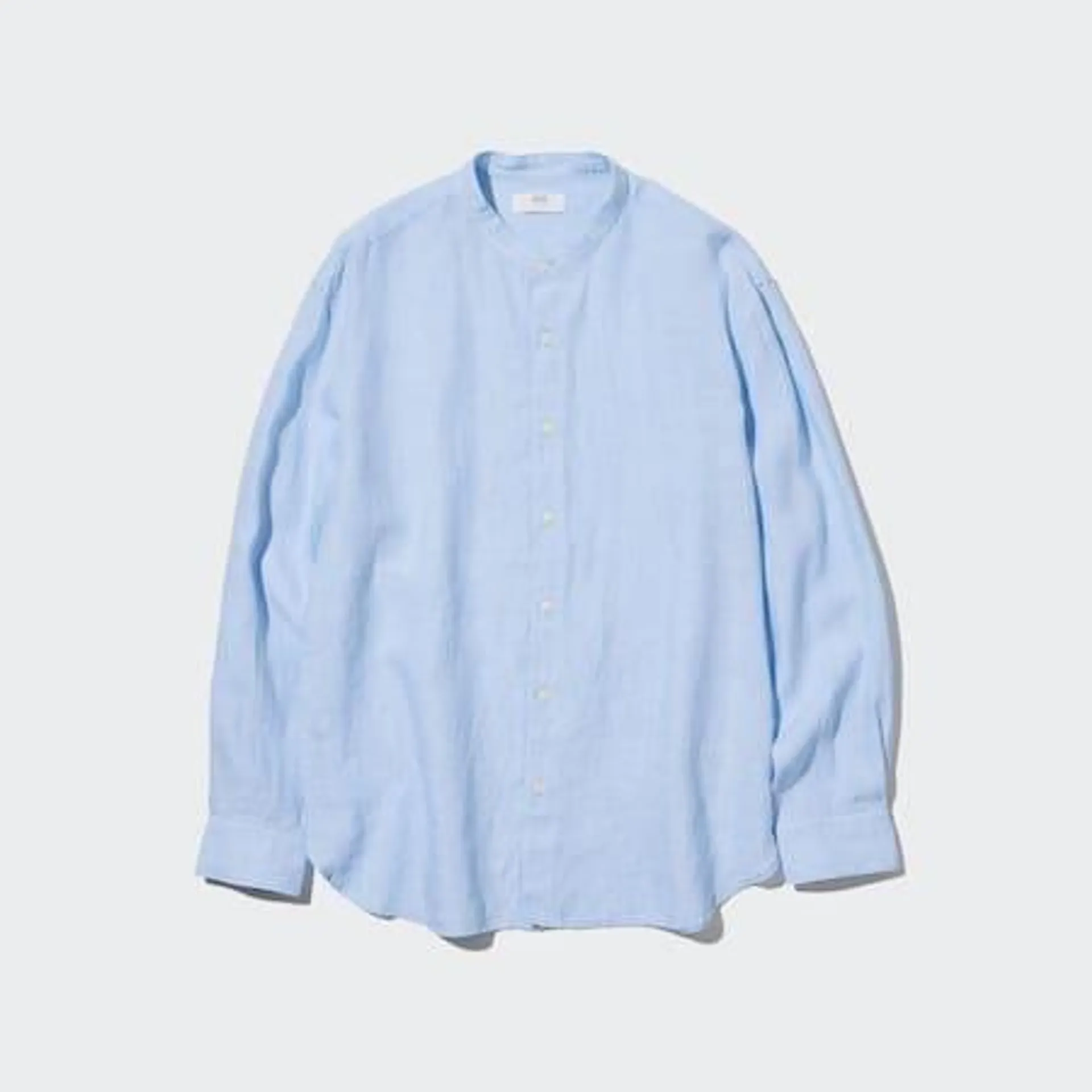 100% Premium Linen Regular Fit Shirt (Grandad Collar)