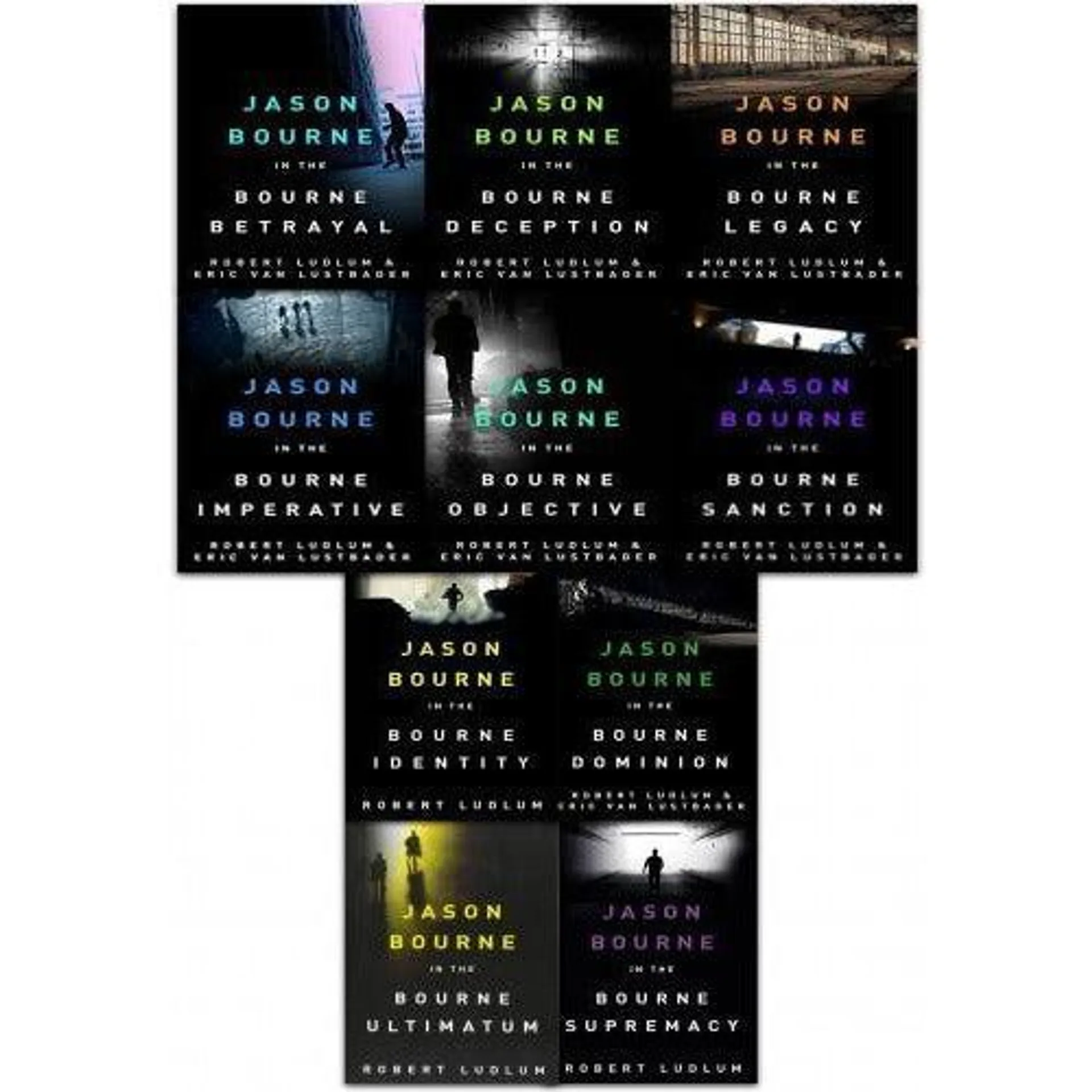 The Bourne Series Collection Robert Ludlum 10 Books Set