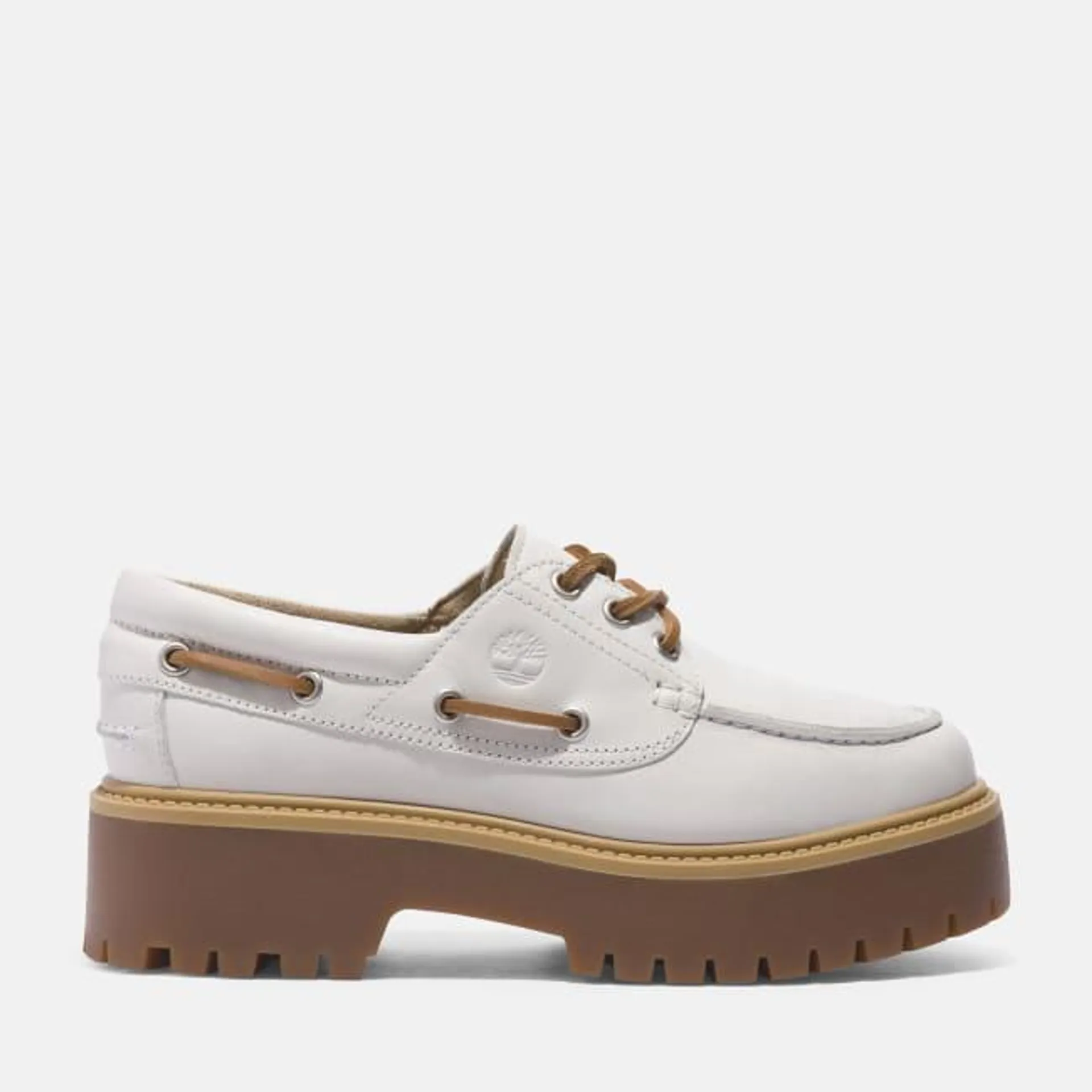 Women’s Timberland® Stone Street Boat Shoe in White