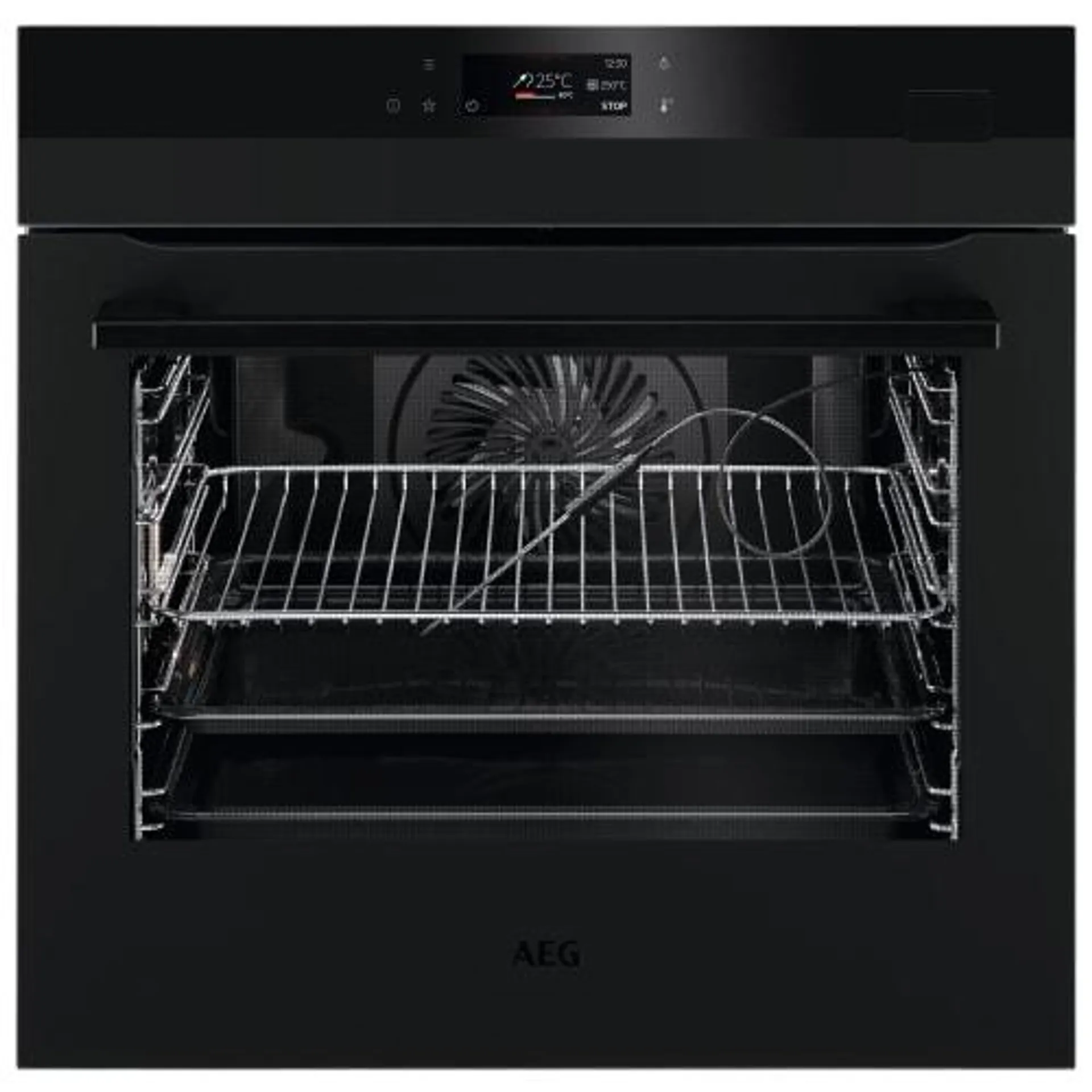 AEG BSK778380T Series 7000 Pyrolytic Single Oven - Black