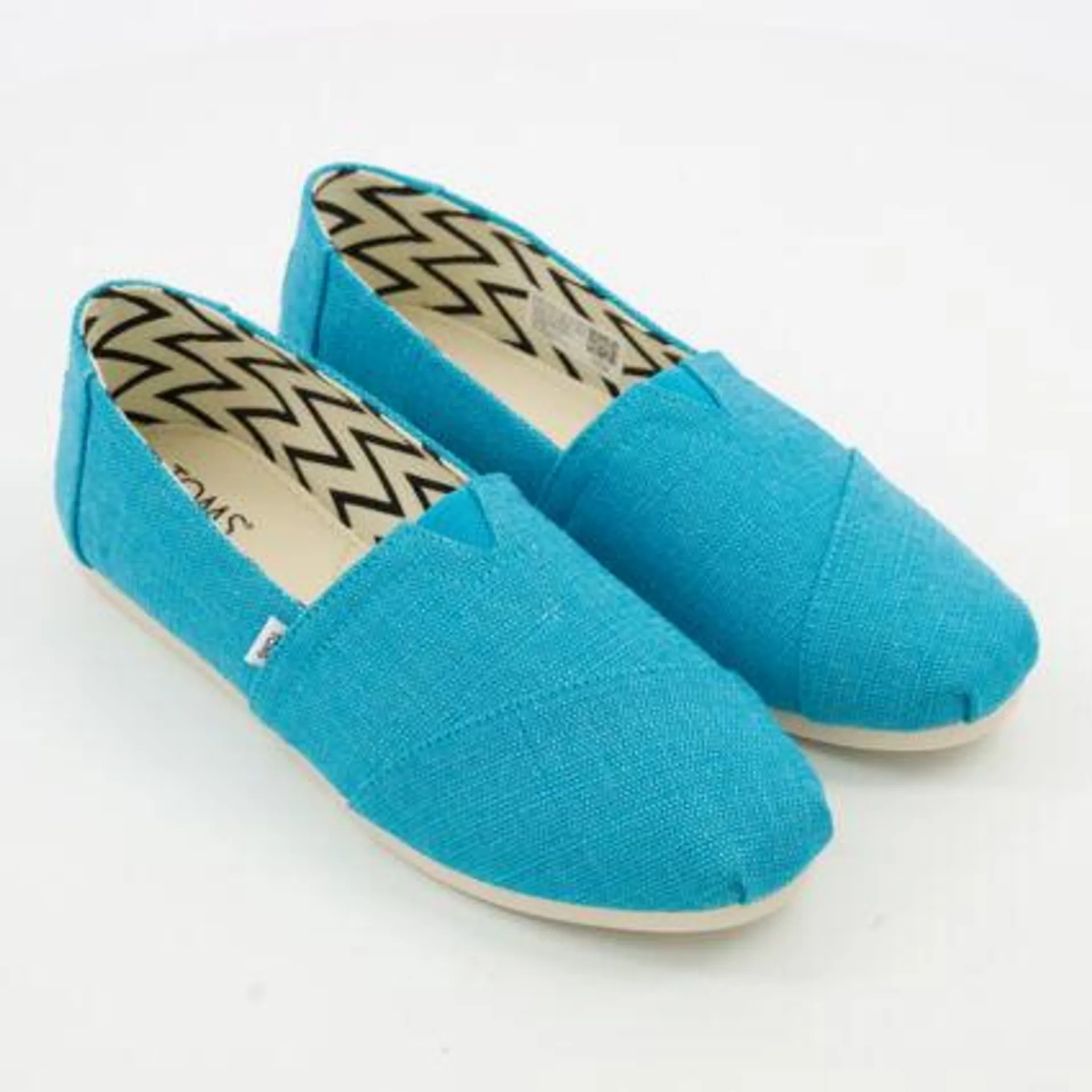 Peacock Blue Canvas Shoes