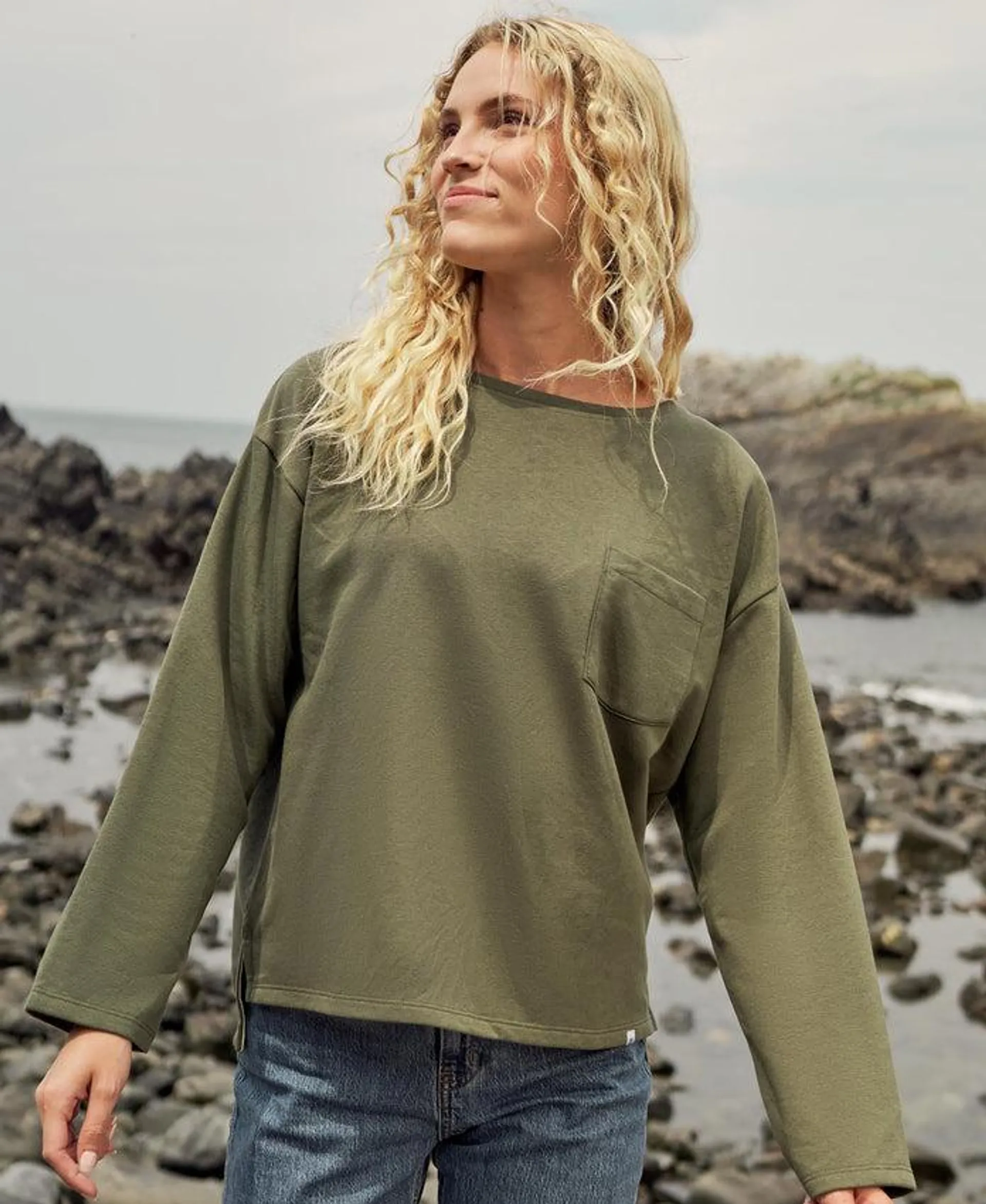 Luna Womens Organic Long Sleeve Top