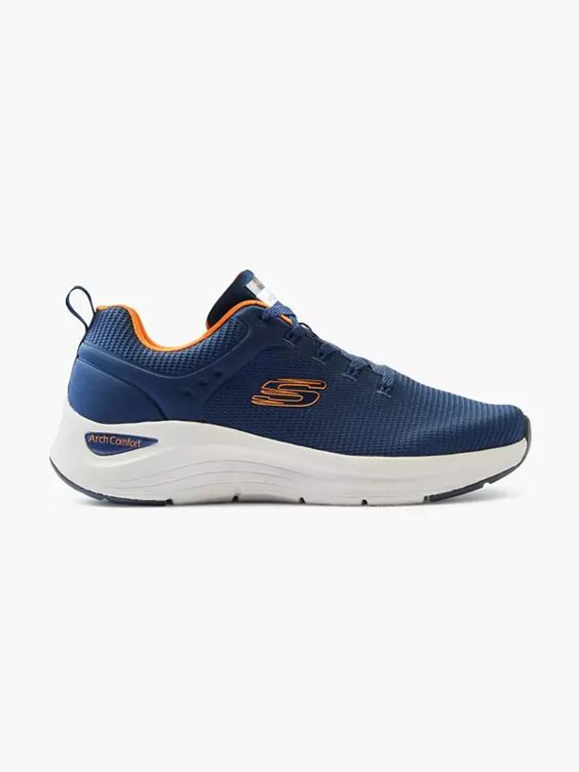 Skechers Navy Arch Comfort Lace-up Trainer